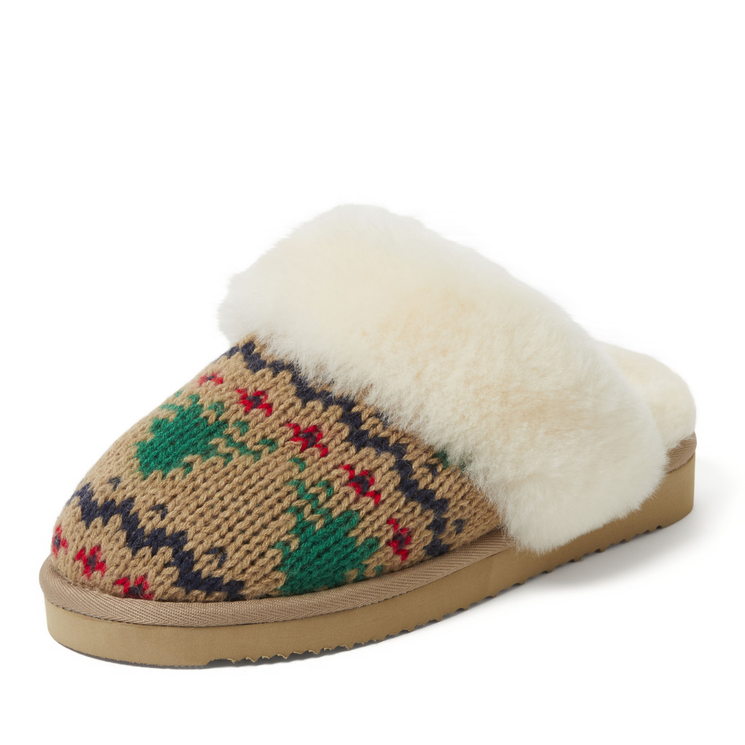 Women's Fireside by Dearfoams Sydney Holiday Fairisle Scuff