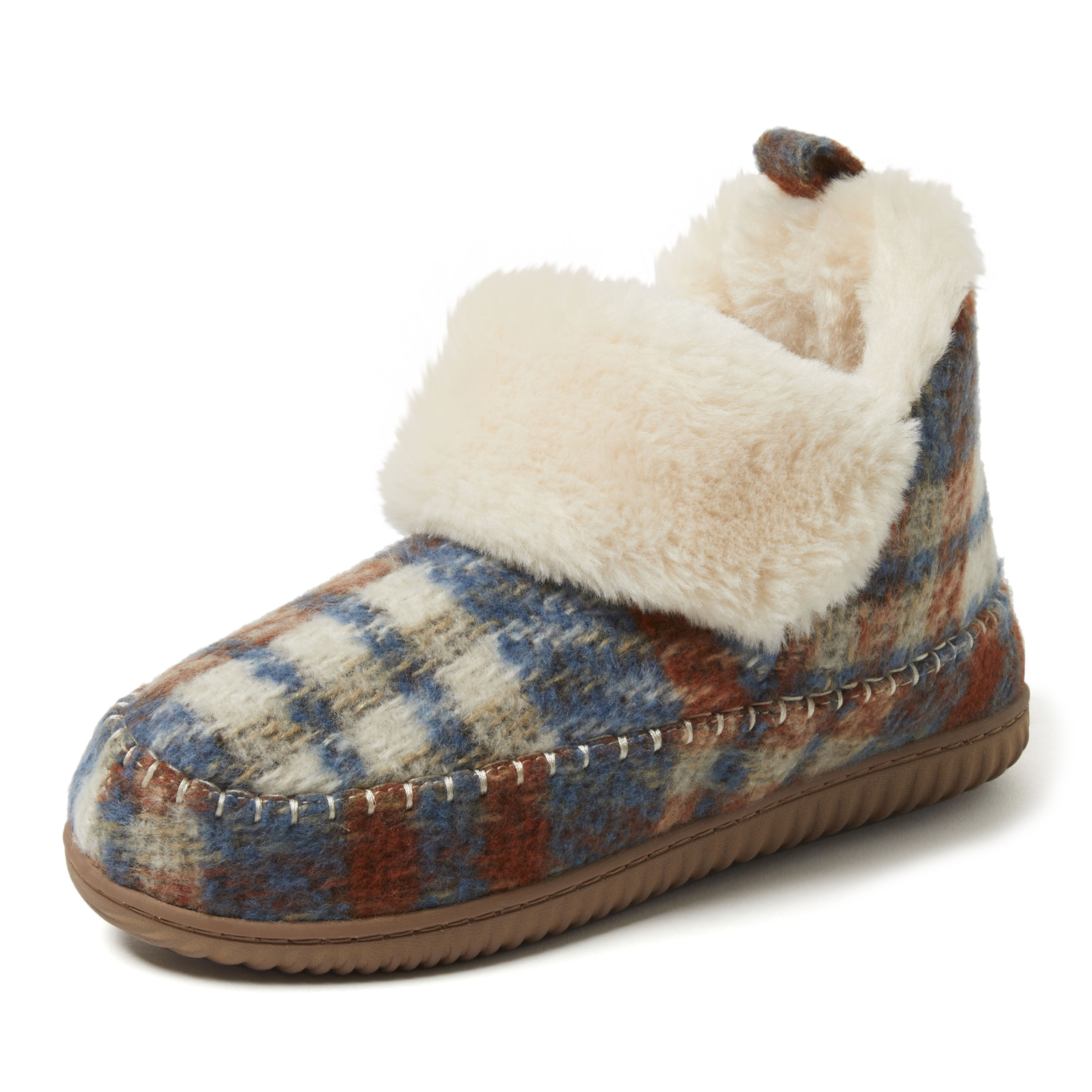 Women's dearfoams sierra online microsuede bootie slippers