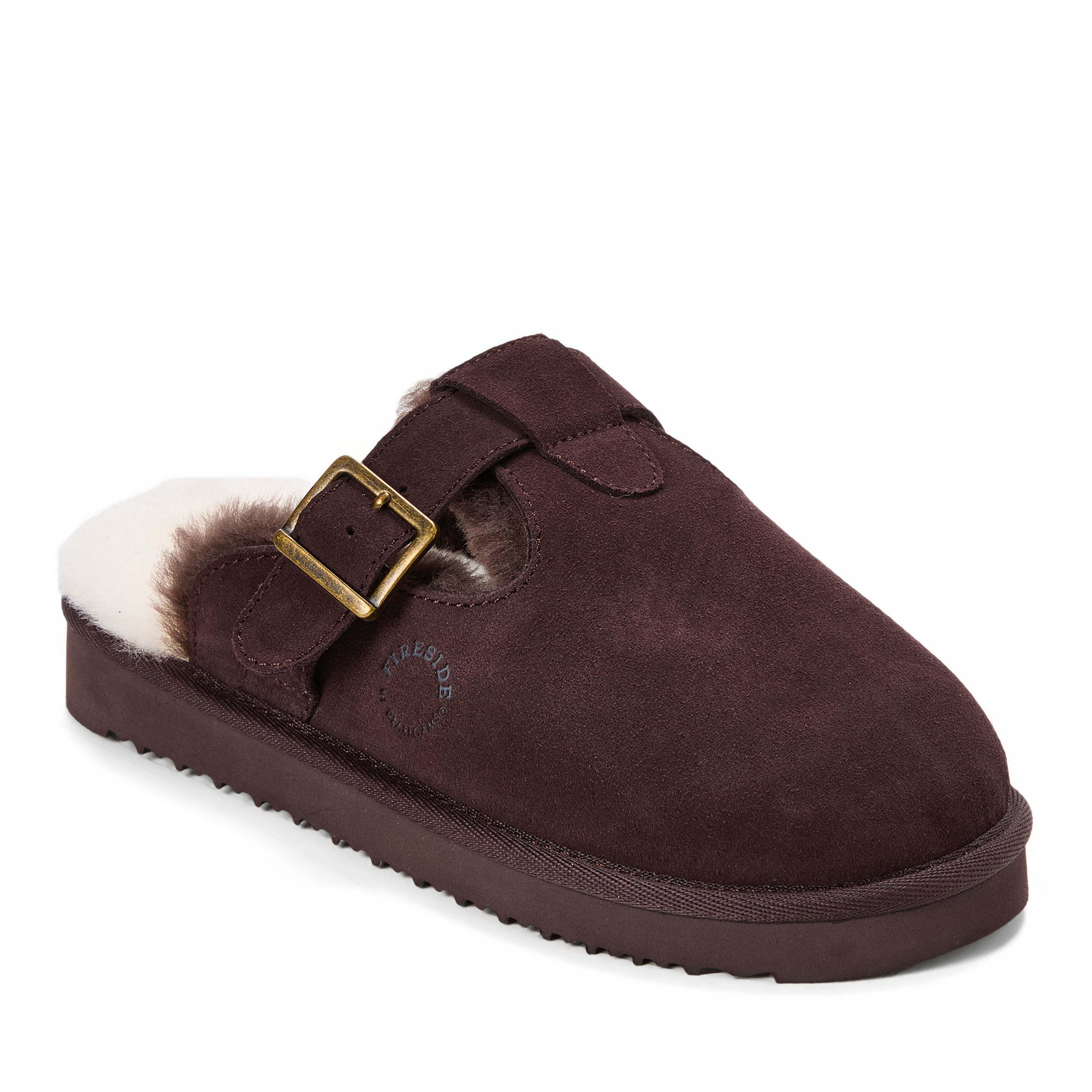 Women's Fireside by Dearfoams Maitland Genuine Shearling Scuff