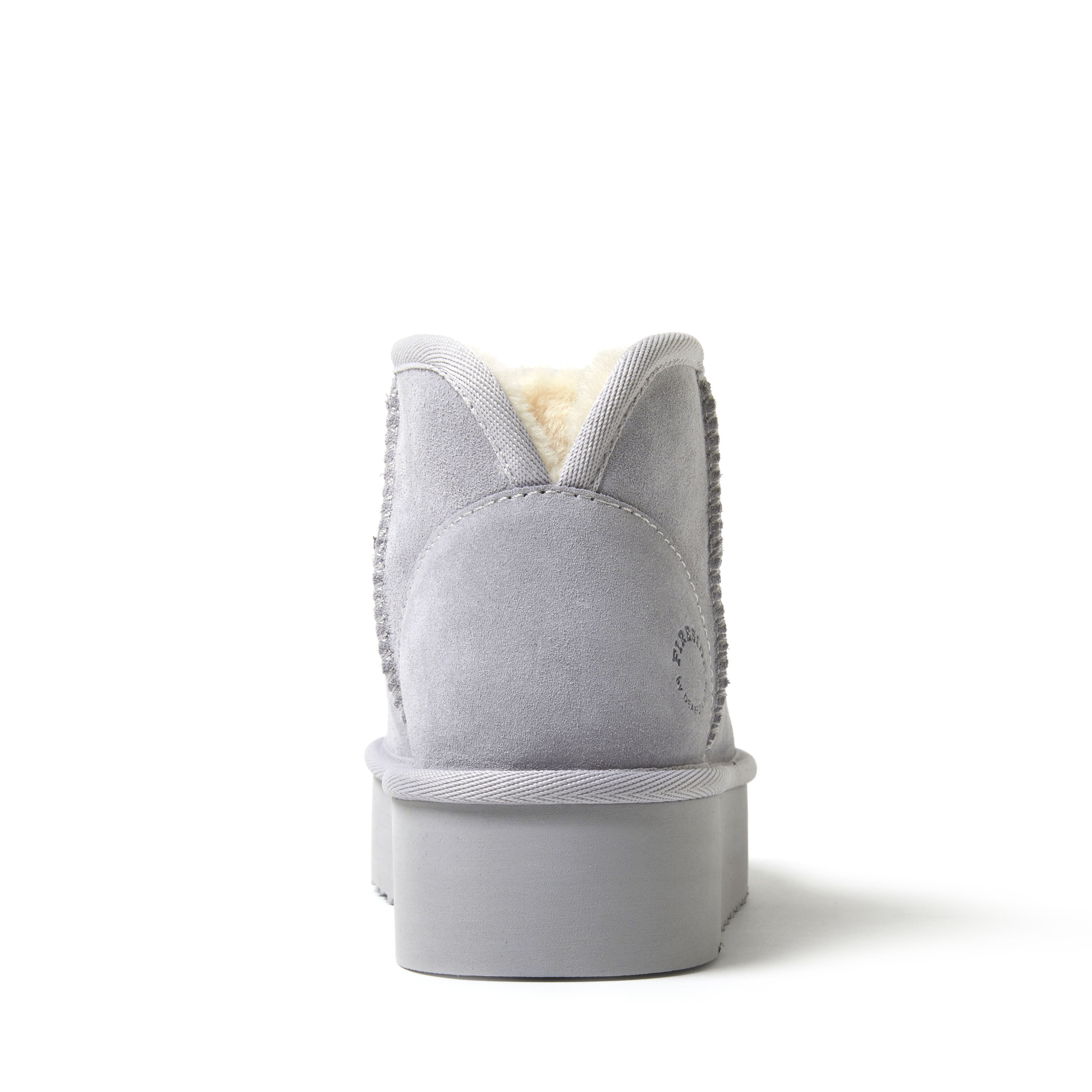 Women's Fireside by Dearfoams Kingston Genuine Shearling Platform Bootie