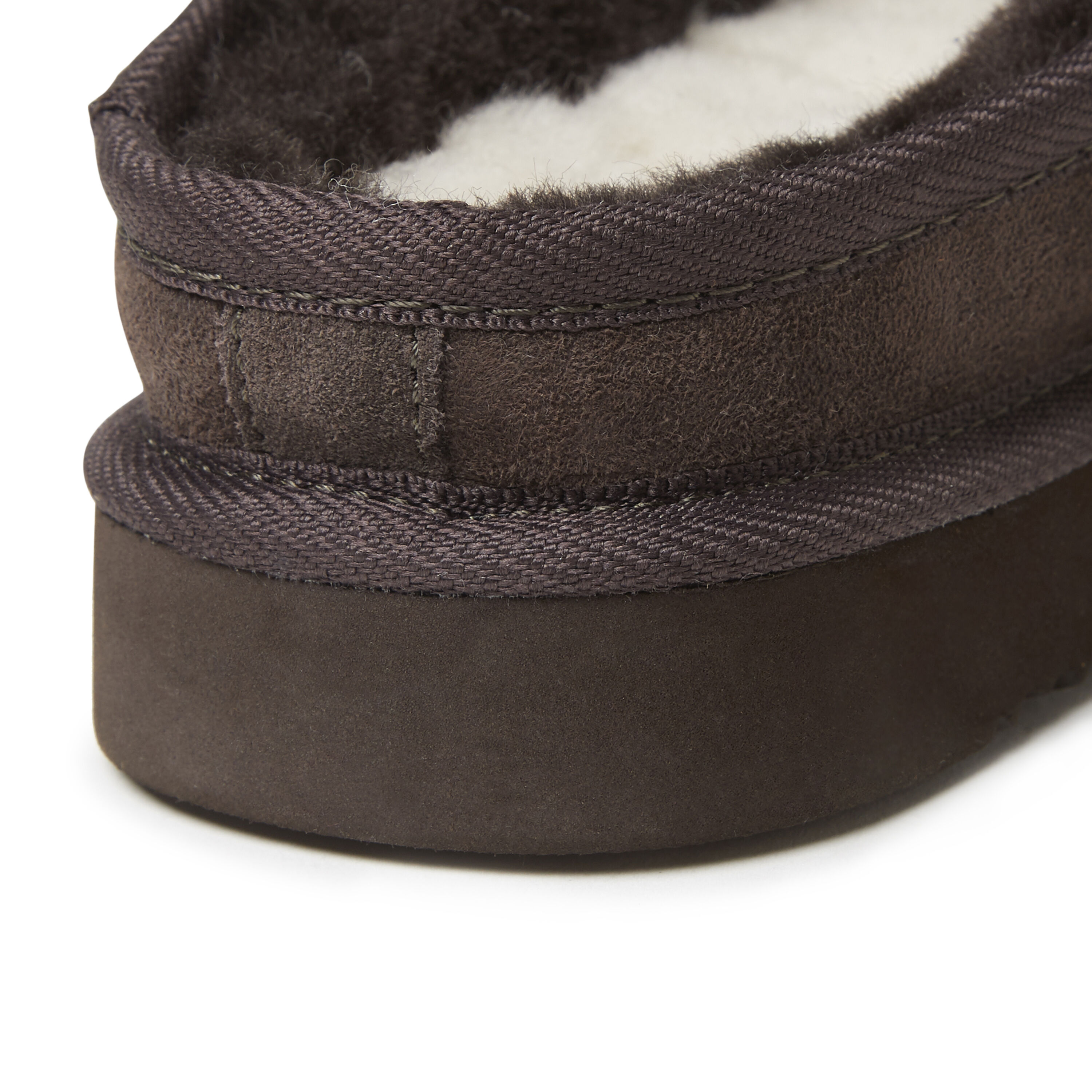 Men's Fireside by Dearfoams Grafton Genuine Shearling Clog Slipper with Woven Accent