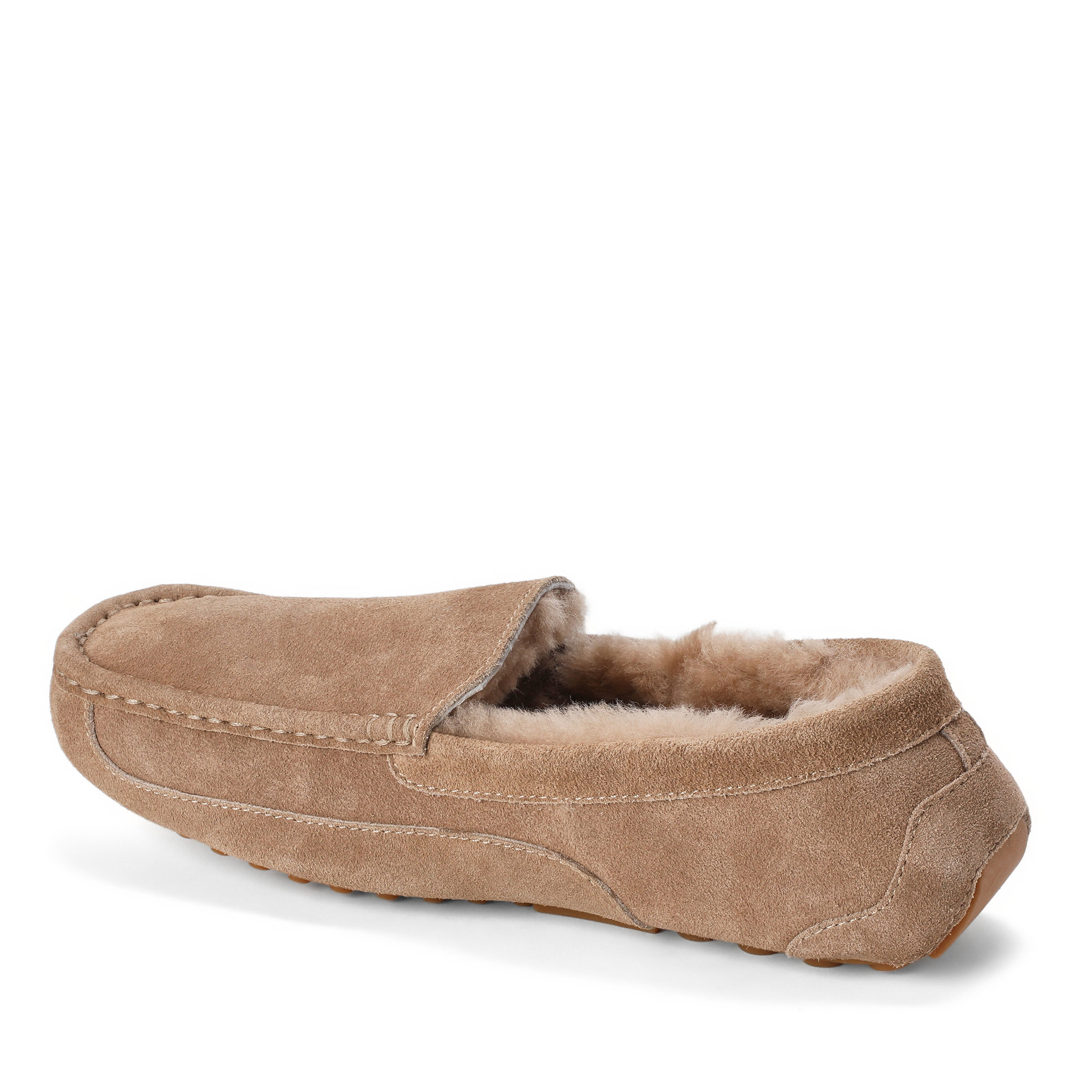 Men's Fireside by Dearfoams Melbourne Genuine Shearling Moccasin Slipper