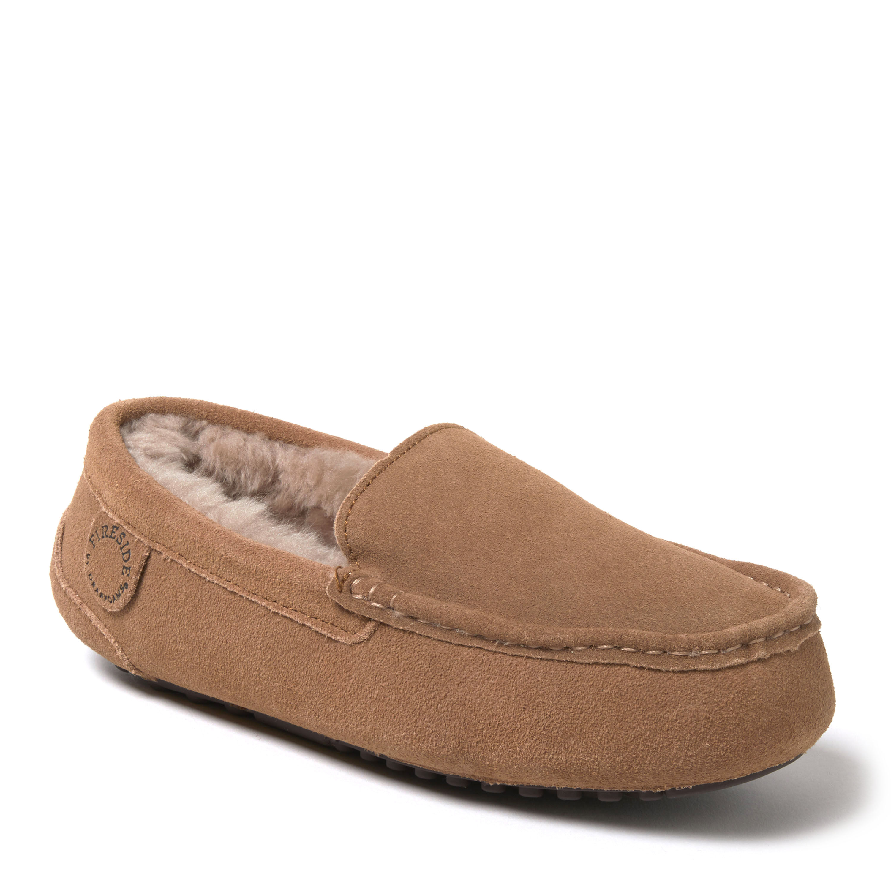 Women's Fireside by Dearfoams Mel Genuine Shearling Moccasin
