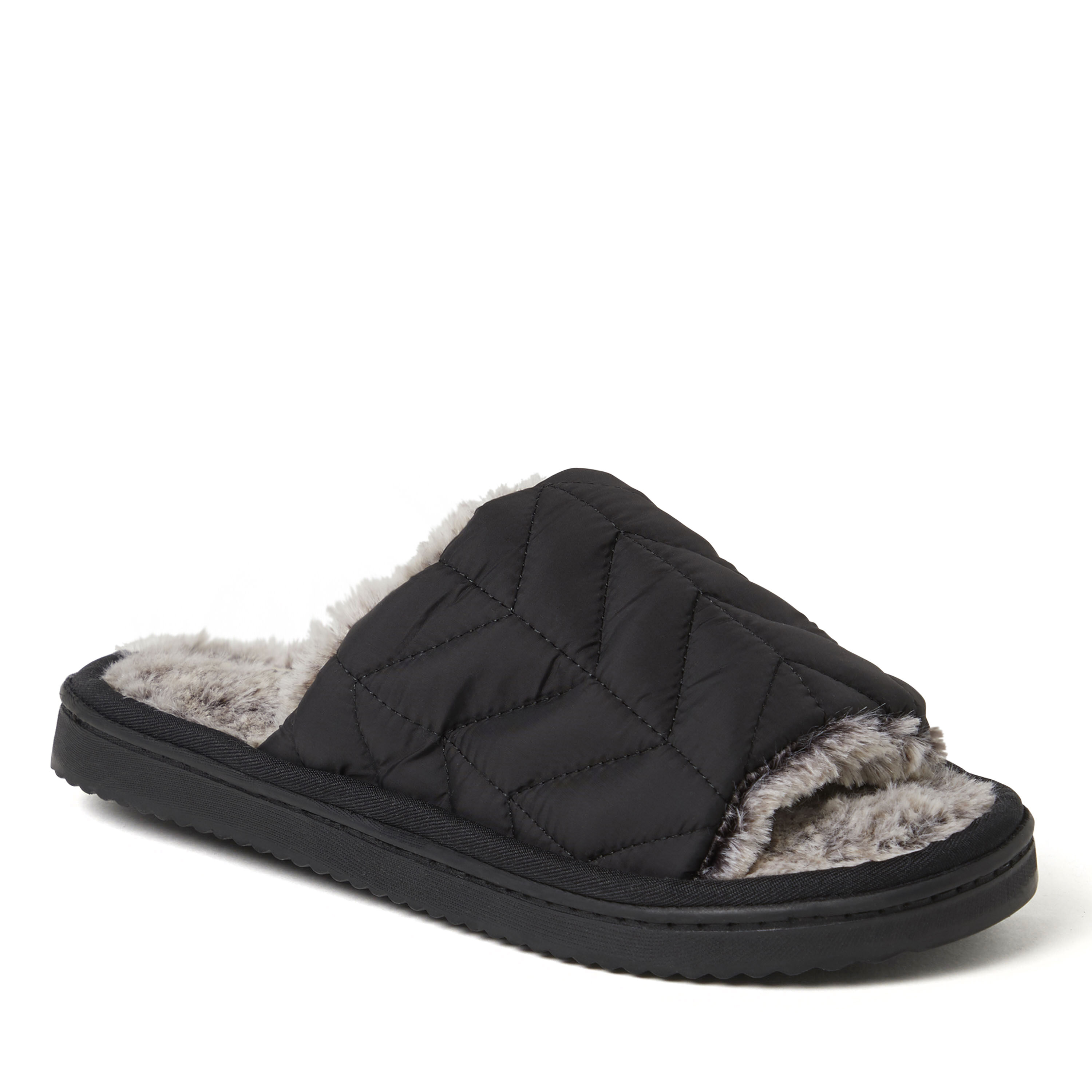 Women's Olivia Quilted Nylon Slide Slipper