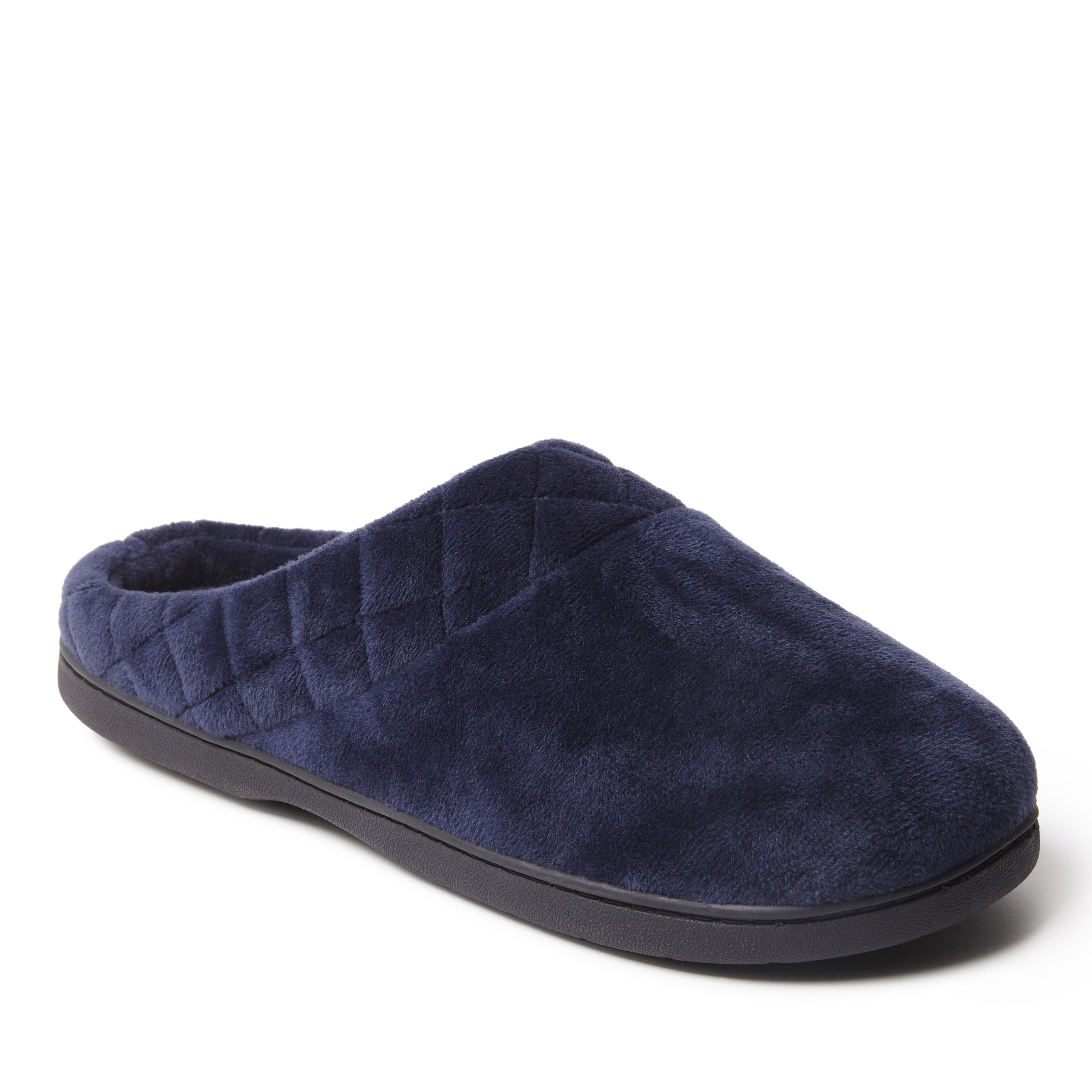 Dearfoams women's quilted velour clog slippers clearance