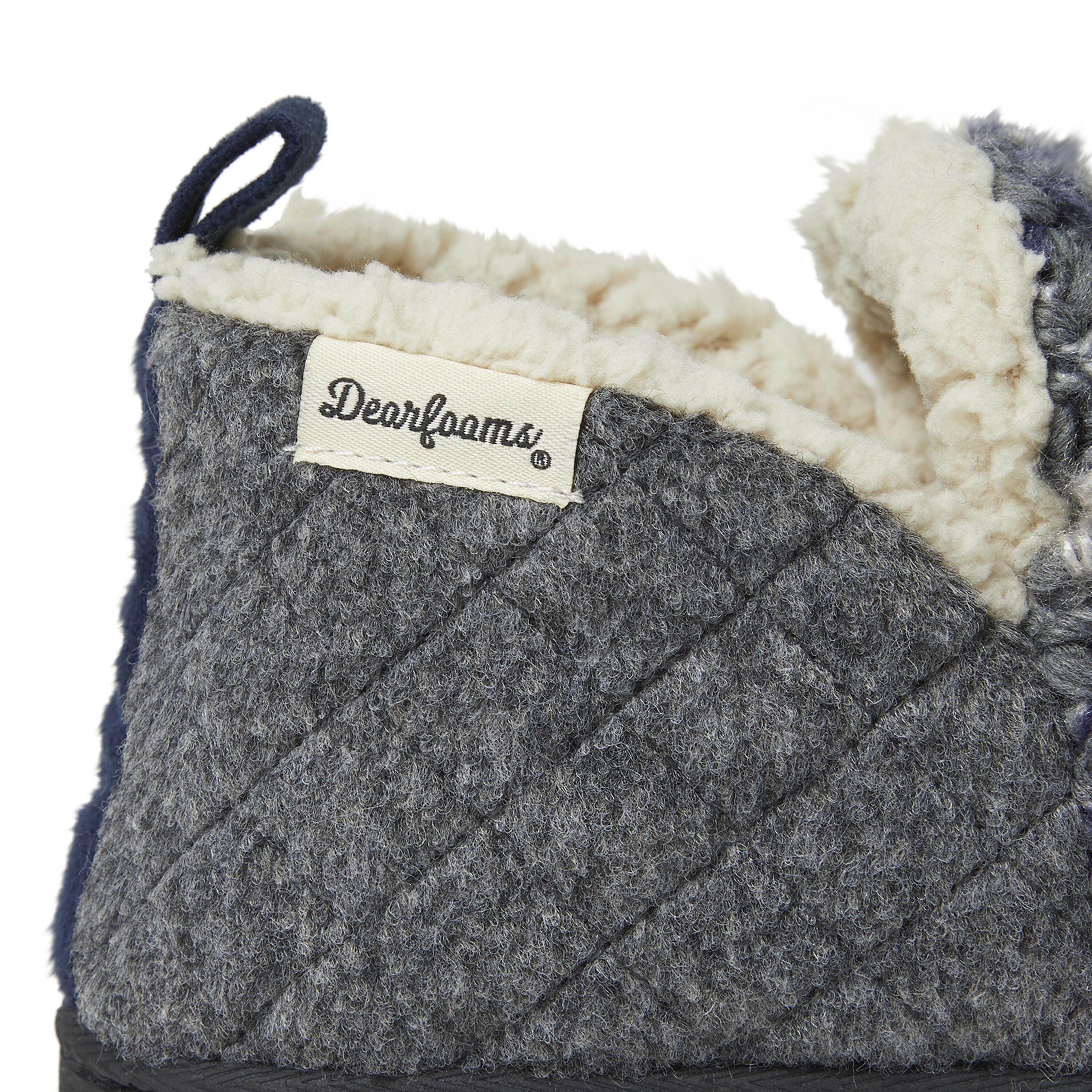 Women's Textured Knit and Microwool Bootie Slipper
