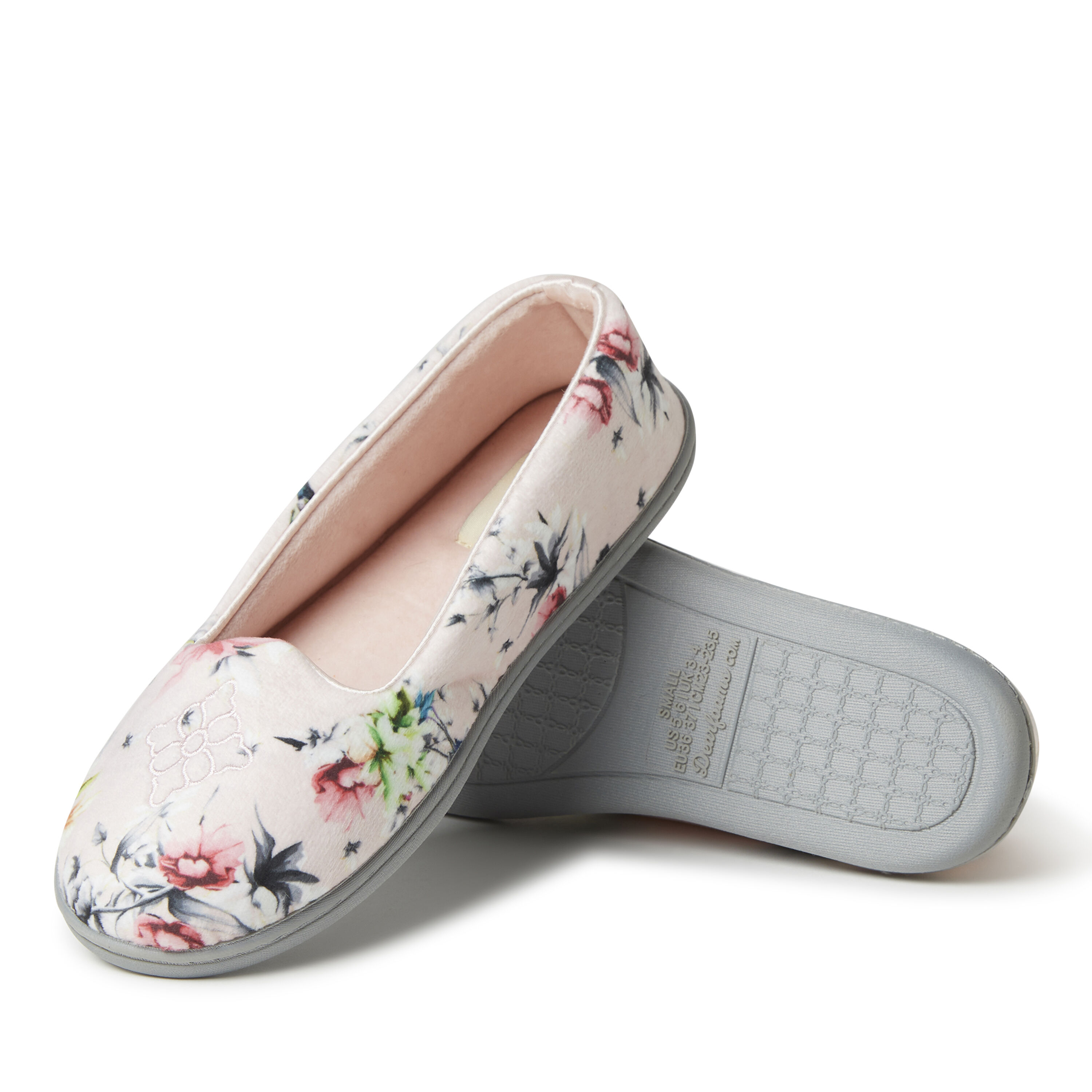 Dearfoams women's rebecca store chenille closed back slipper