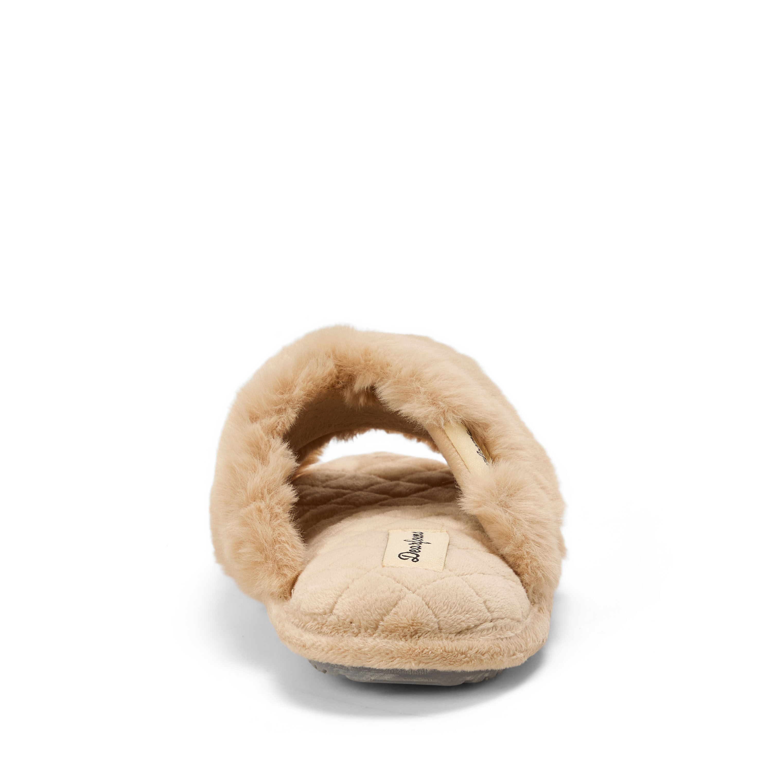 Women's Jessica Furry Crossband Slide Slipper