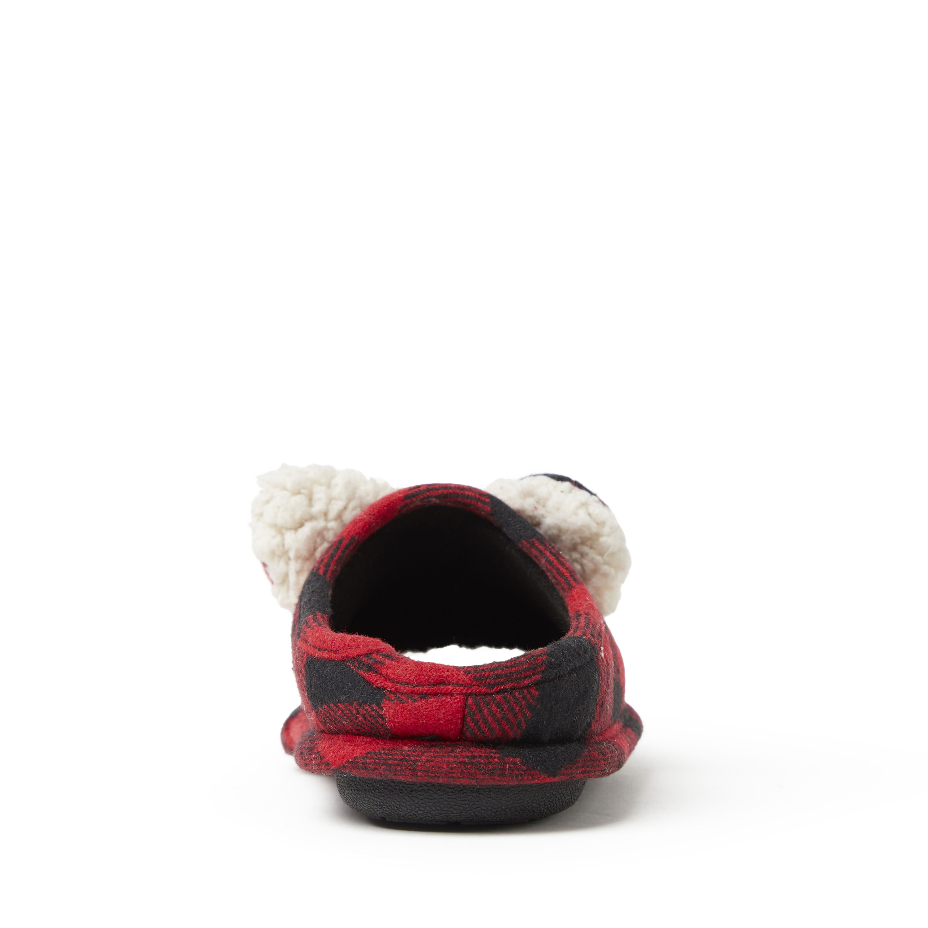 Kids buffalo plaid sale slippers