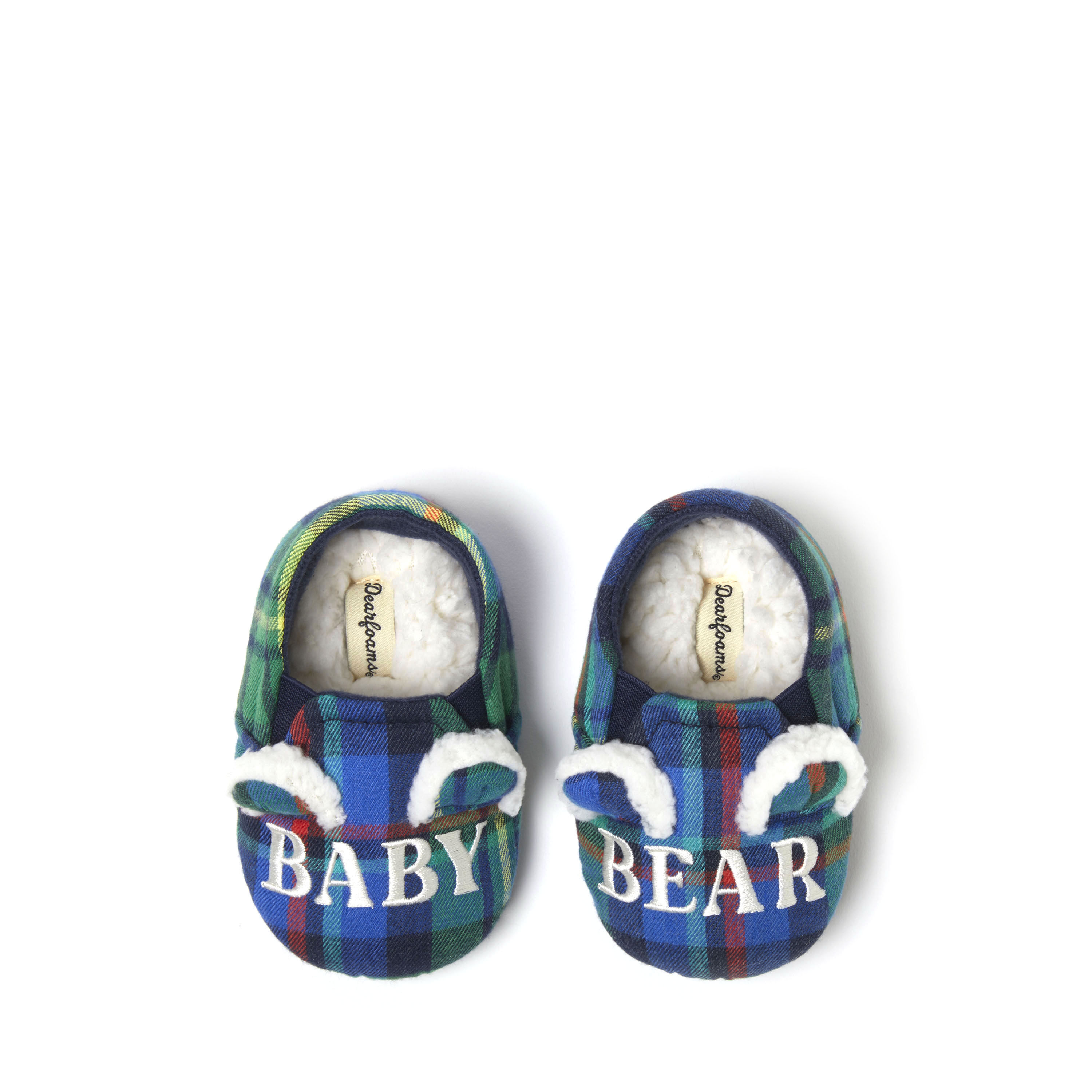 Baby bear shop plaid slippers