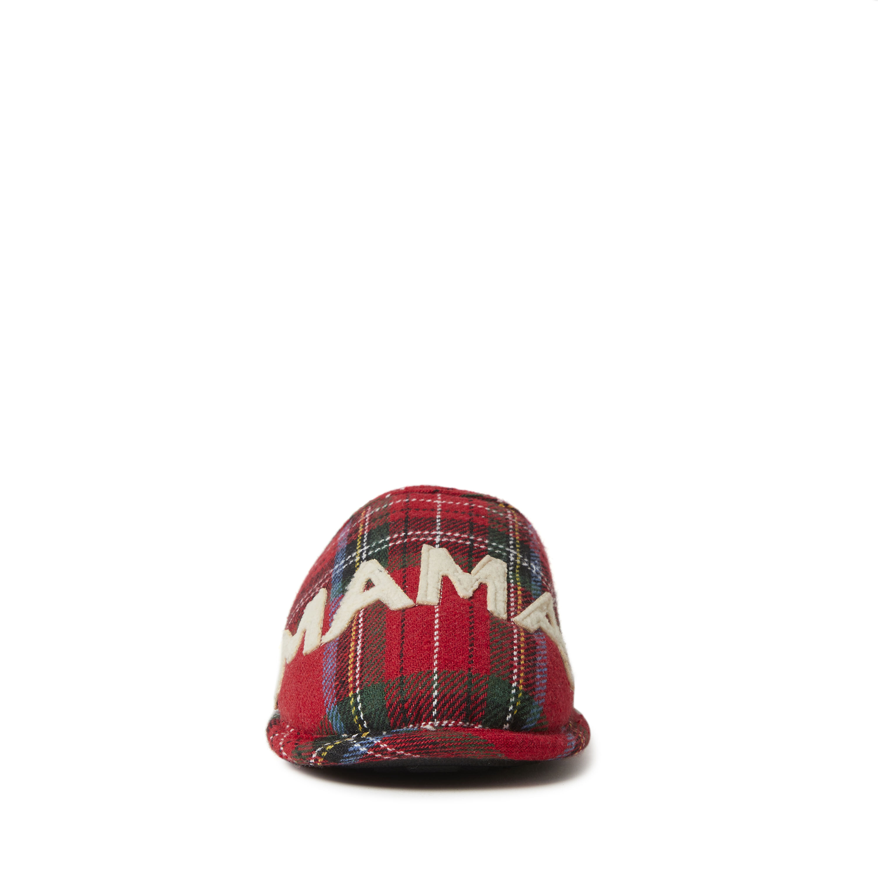 Women s Mama Bear Plaid Clog Slippers