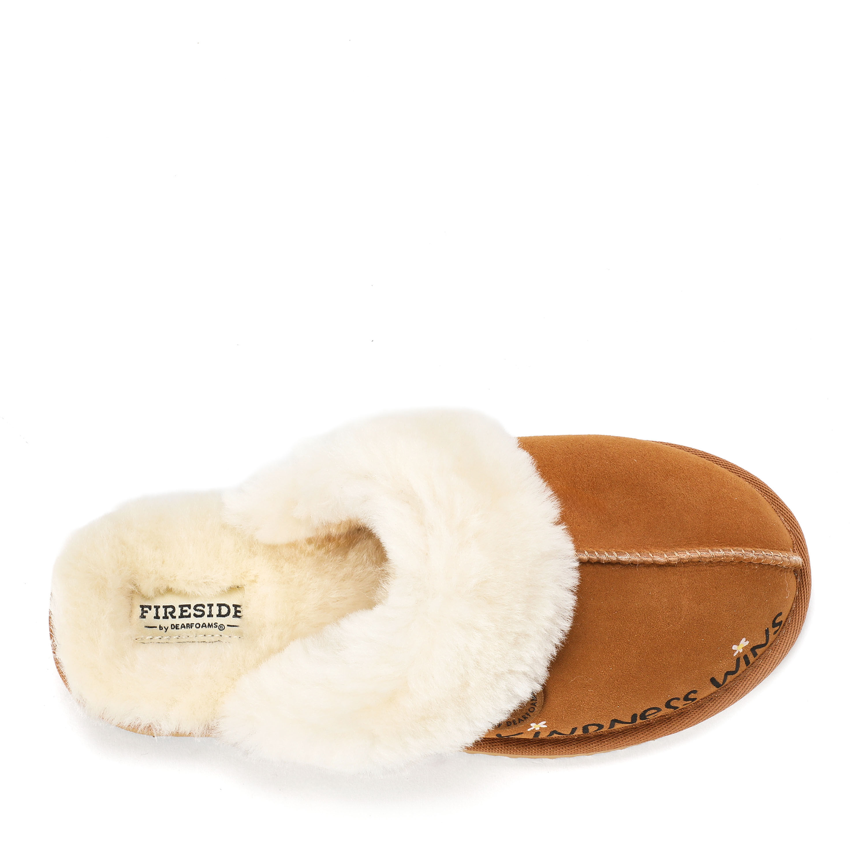 Women's Fireside by Dearfoams Limited Edition "Kindness Wins" Sydney Shearling Scuff