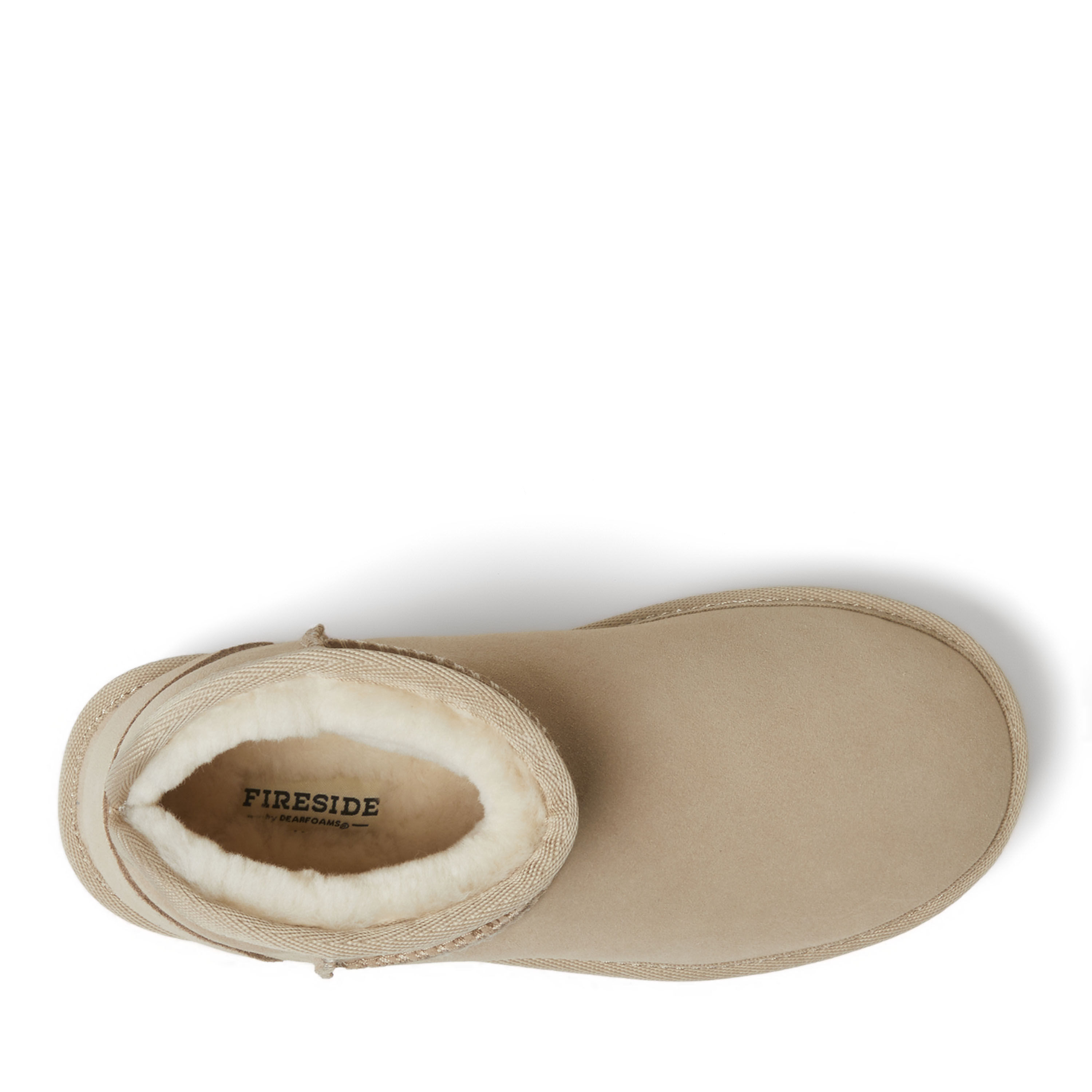 Women's Fireside by Dearfoams Kingston Genuine Shearling Platform Bootie