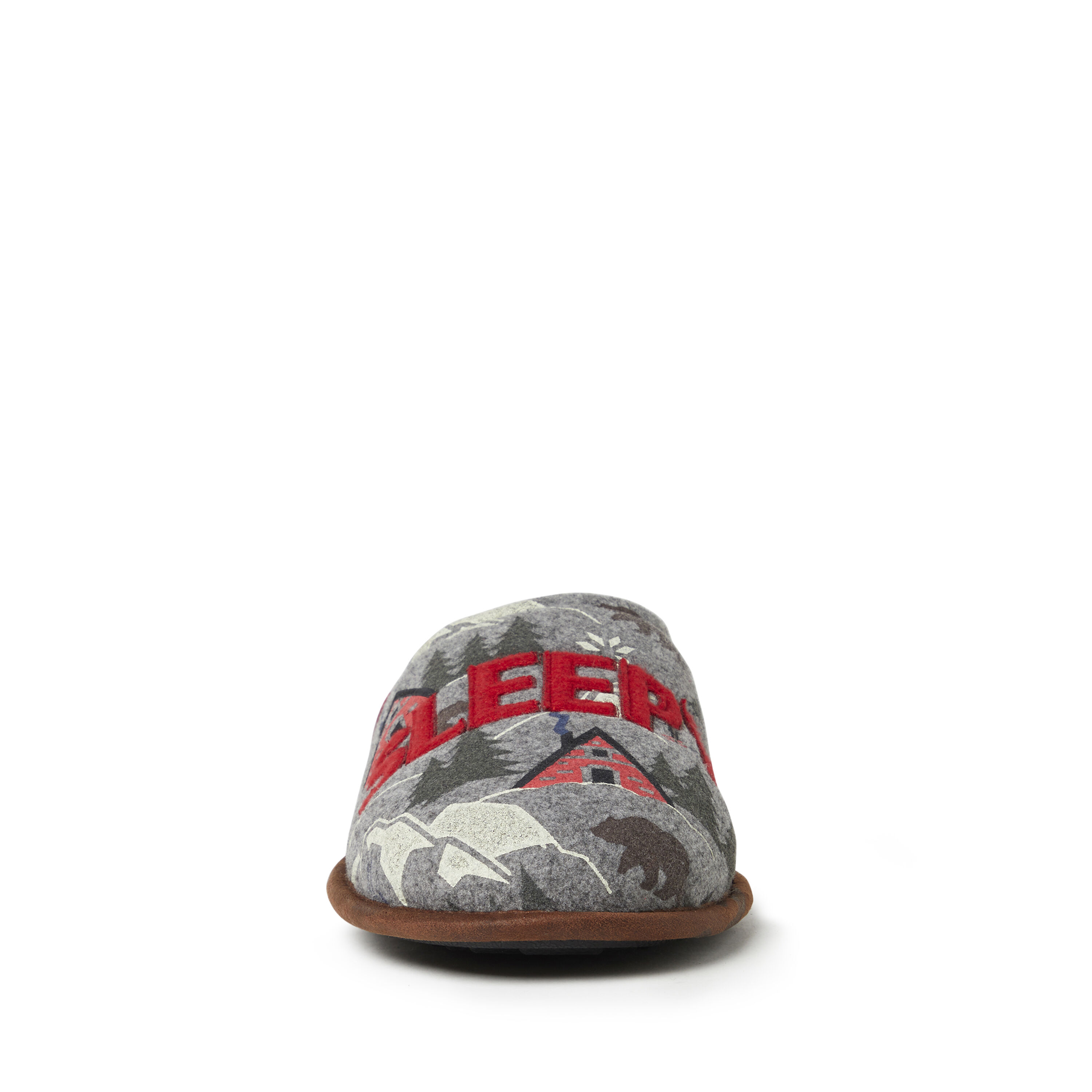 Unisex Sleepy Bear Scuff Slipper