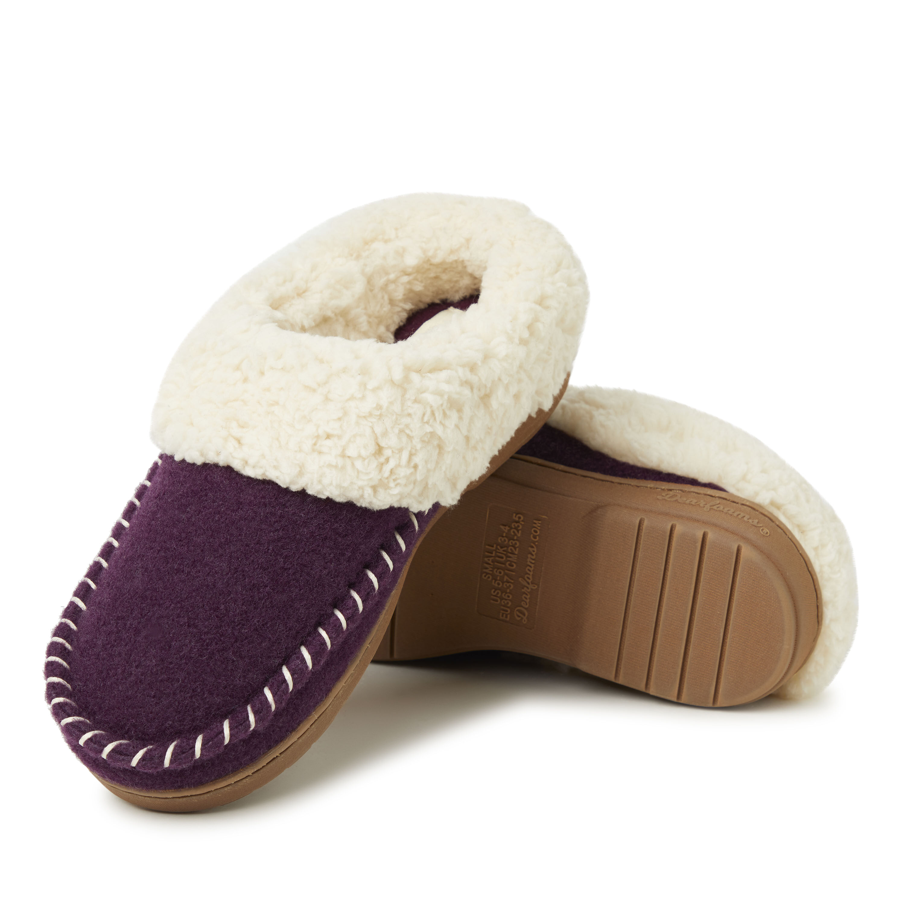 women's dearfoams elaine woven plaid clog slippers