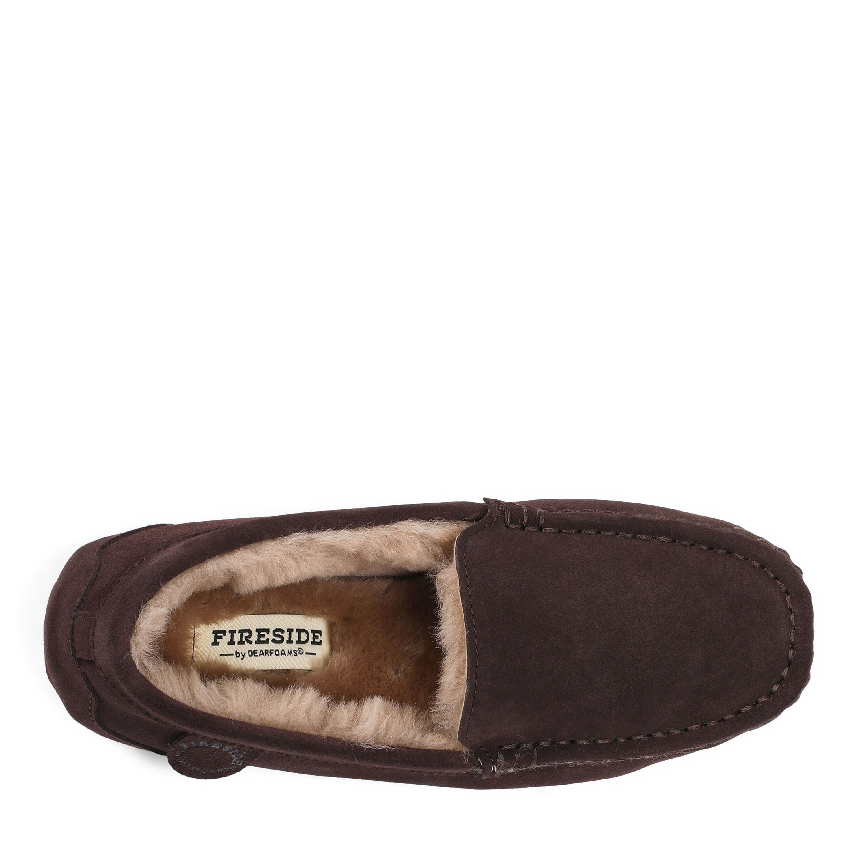 Women's Fireside by Dearfoams Mel Genuine Shearling Moccasin