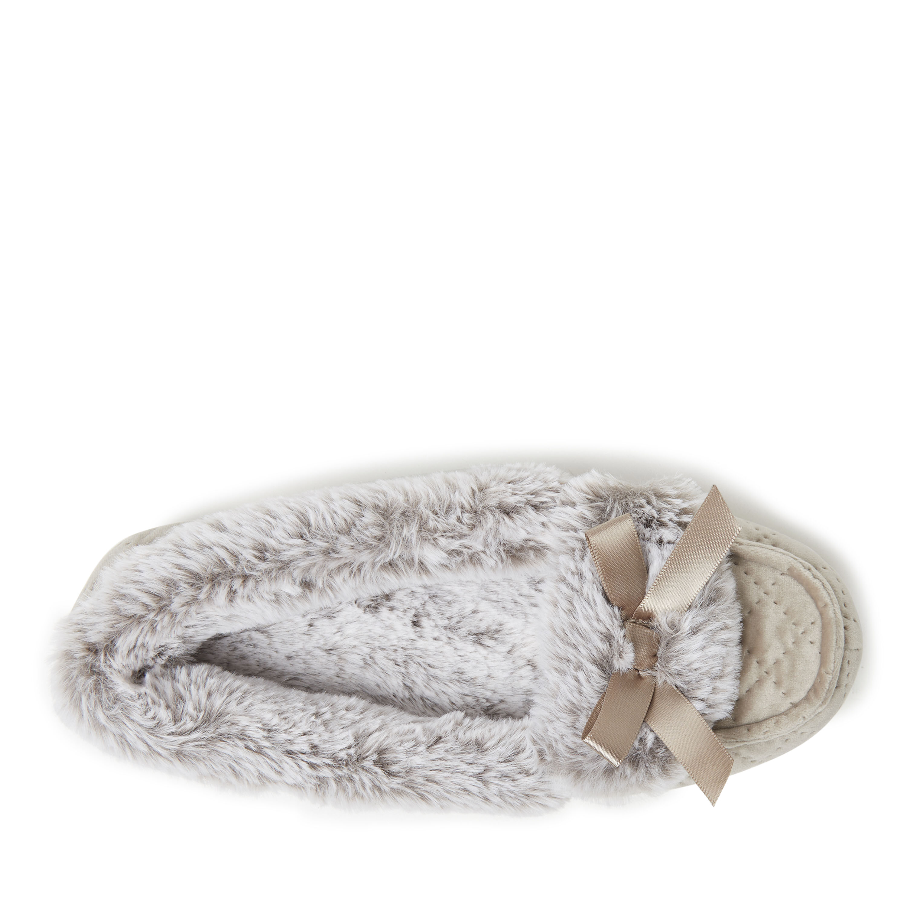 Women's Quilted Velour Moccasin