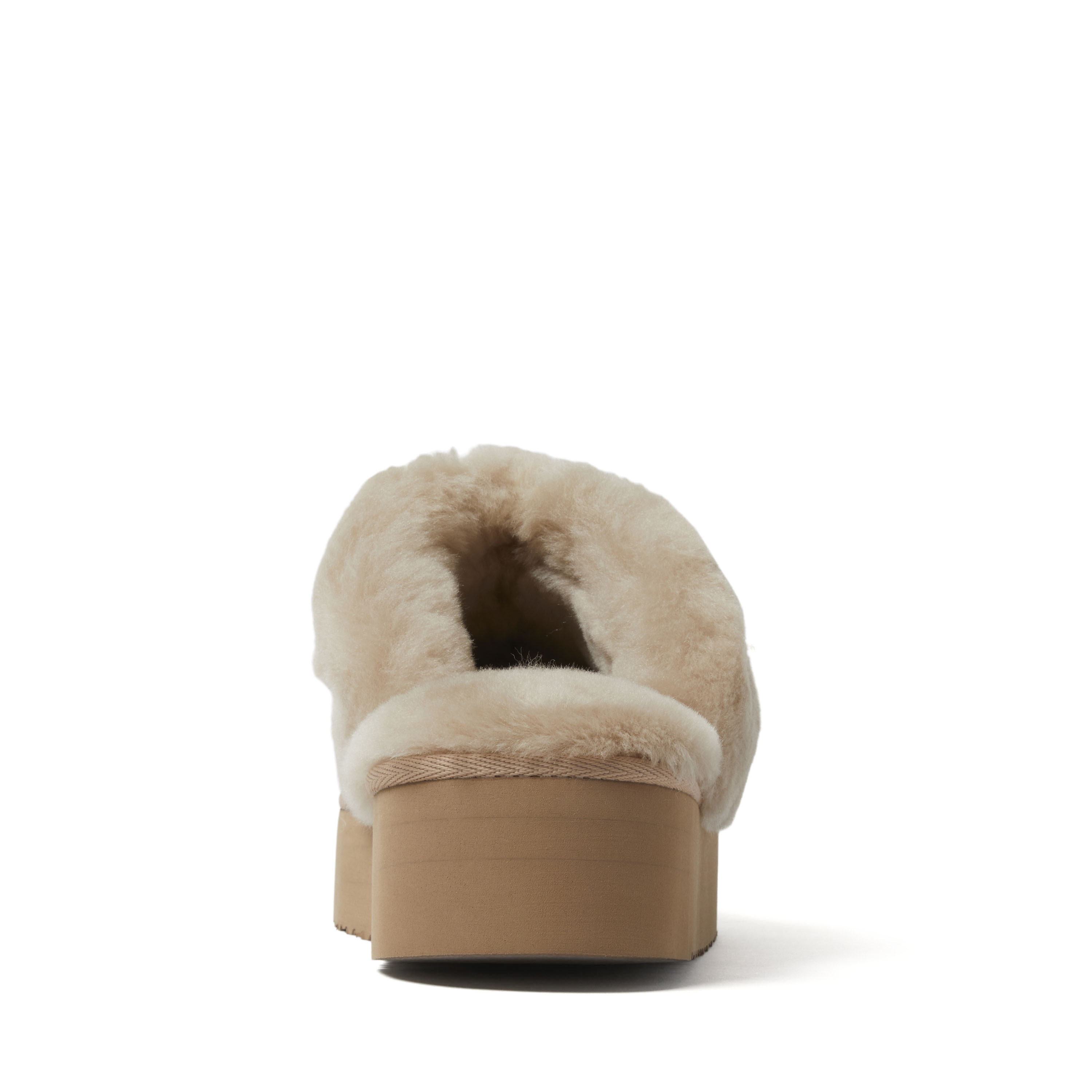 Women's Fireside by Dearfoams Ballina Embellished Genuine Shearling Scuff