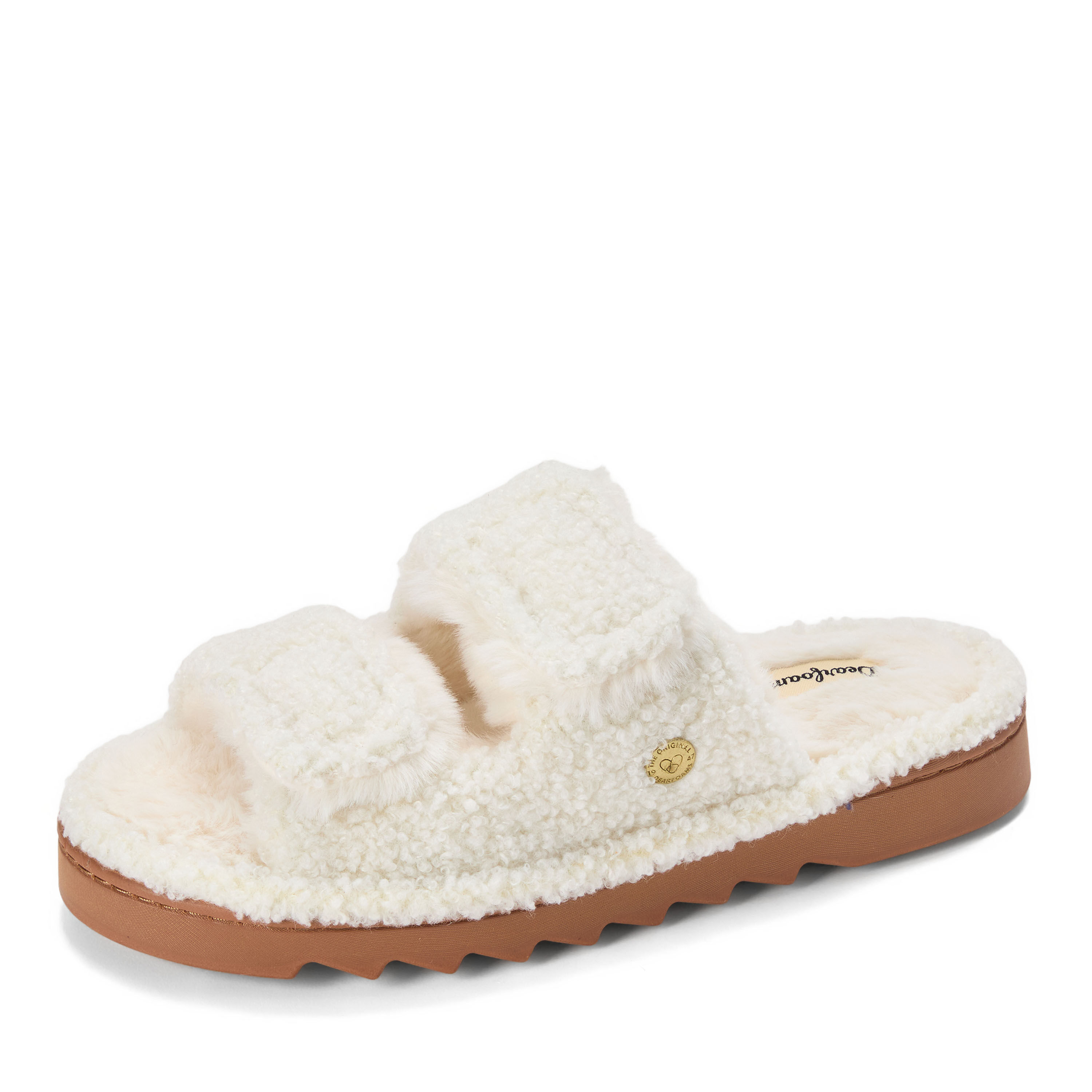 Women's Regina Teddy Double Band Slide