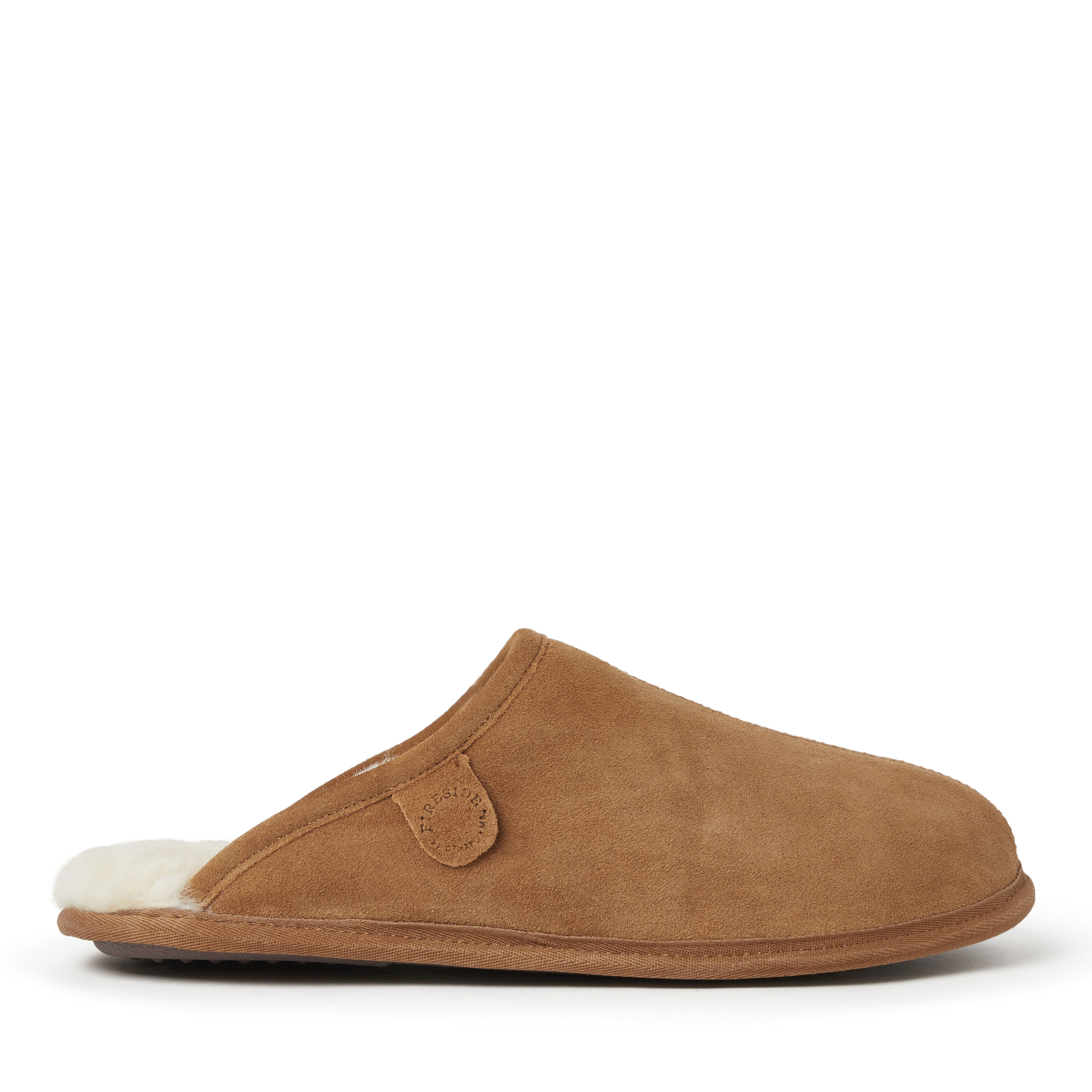 Men's Fireside by Dearfoams Warwick Genuine Shearling Scuff Slipper