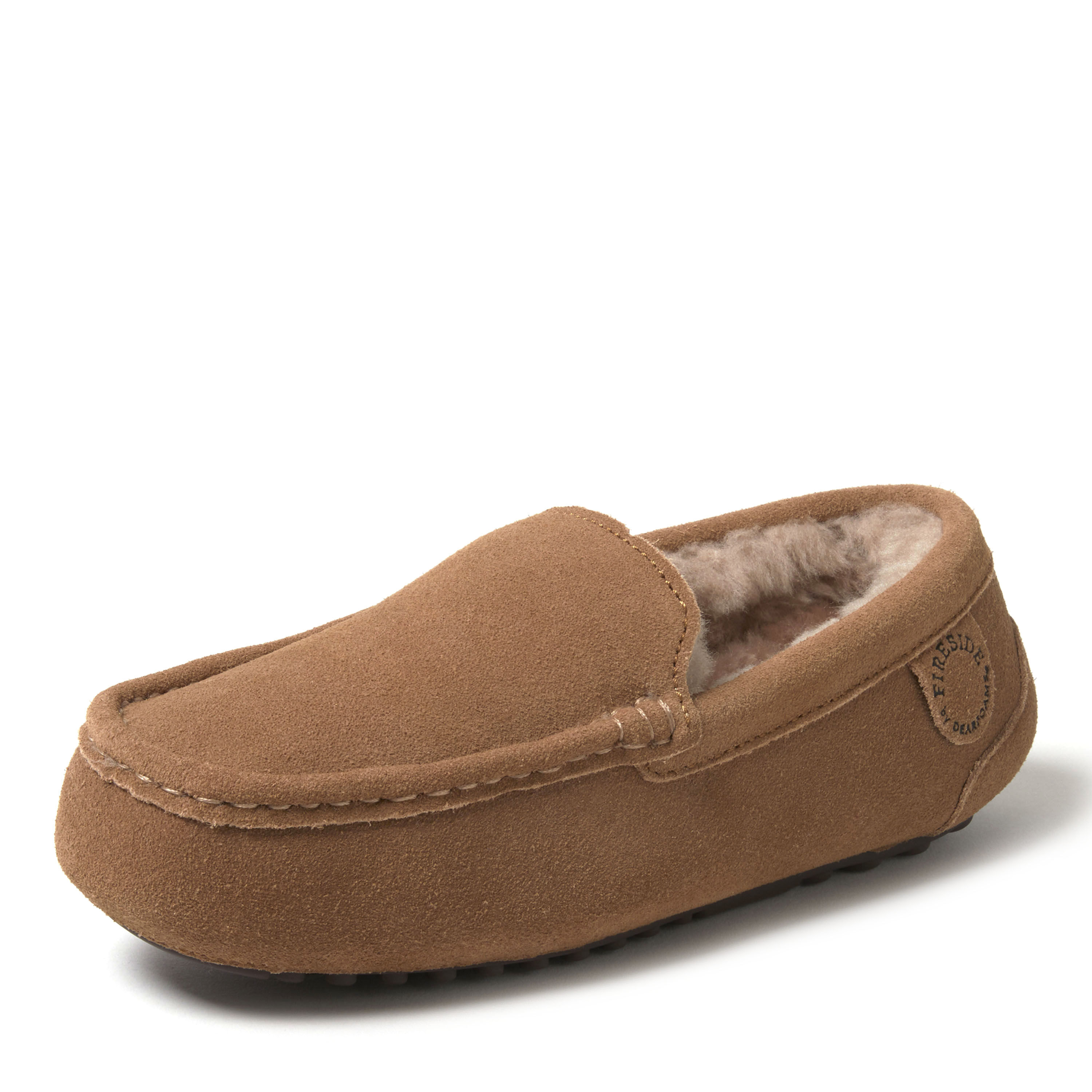 Women's Fireside by Dearfoams Mel Genuine Shearling Moccasin