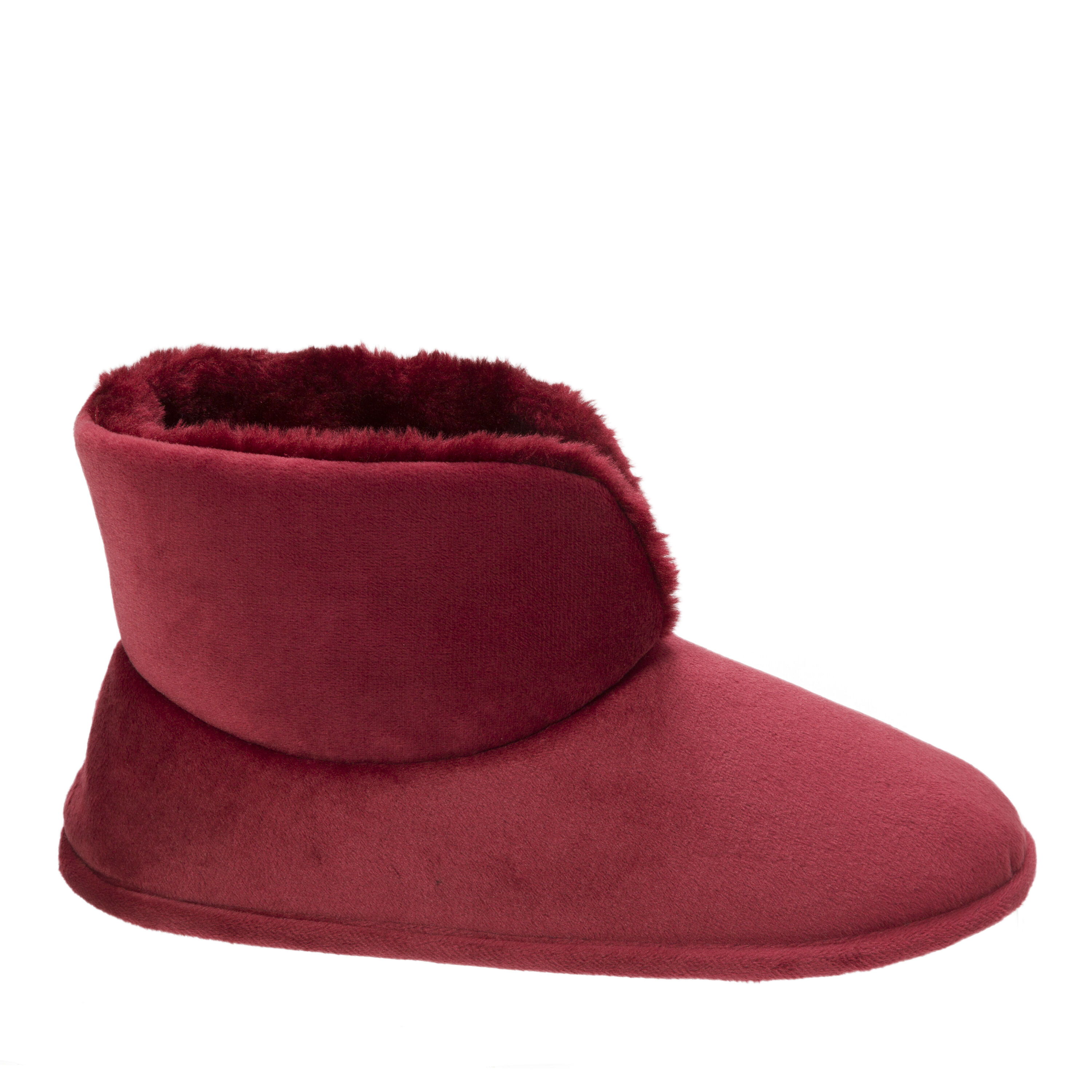 Women's Velour Bootie Slipper