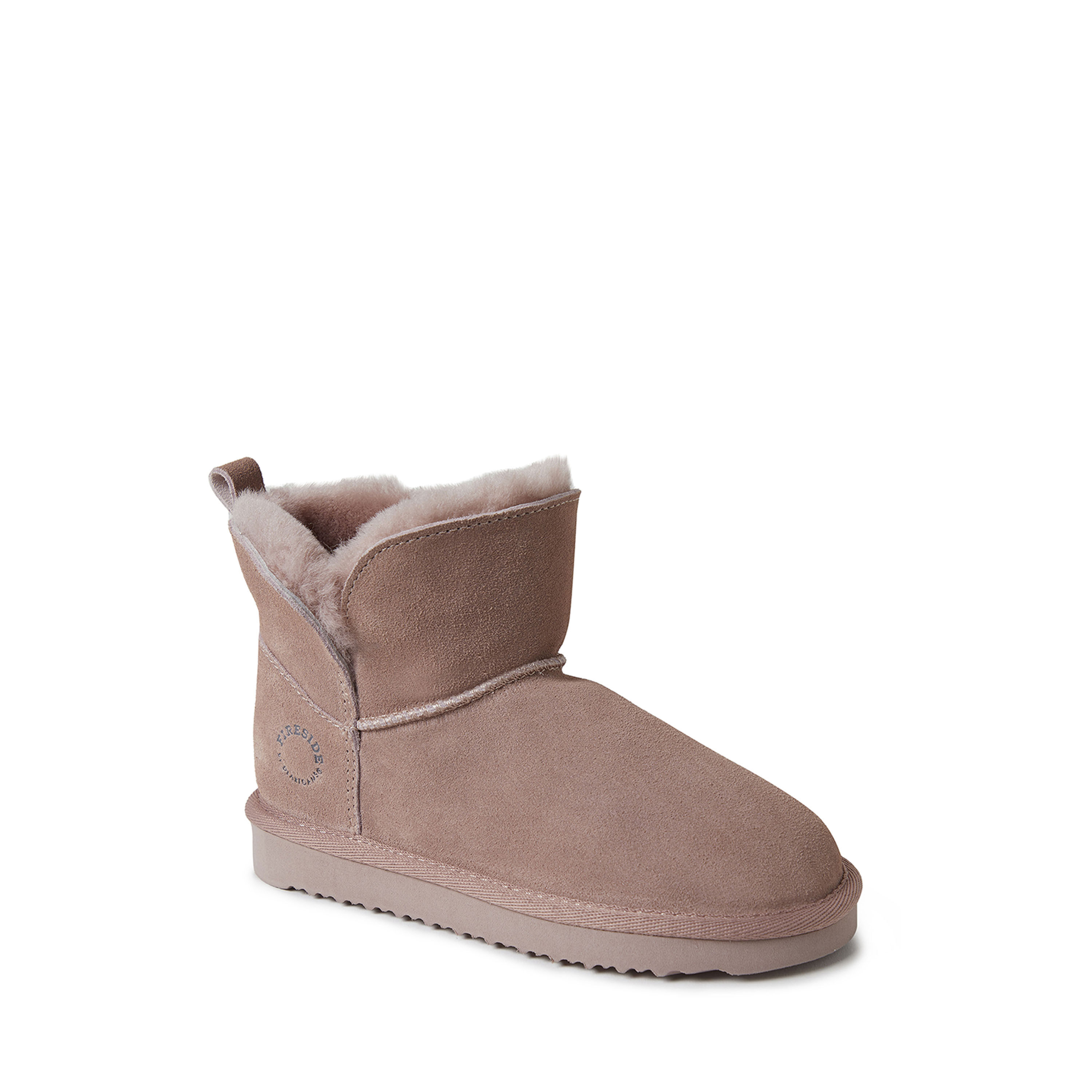 Dearfoams genuine shearling lined boot shop