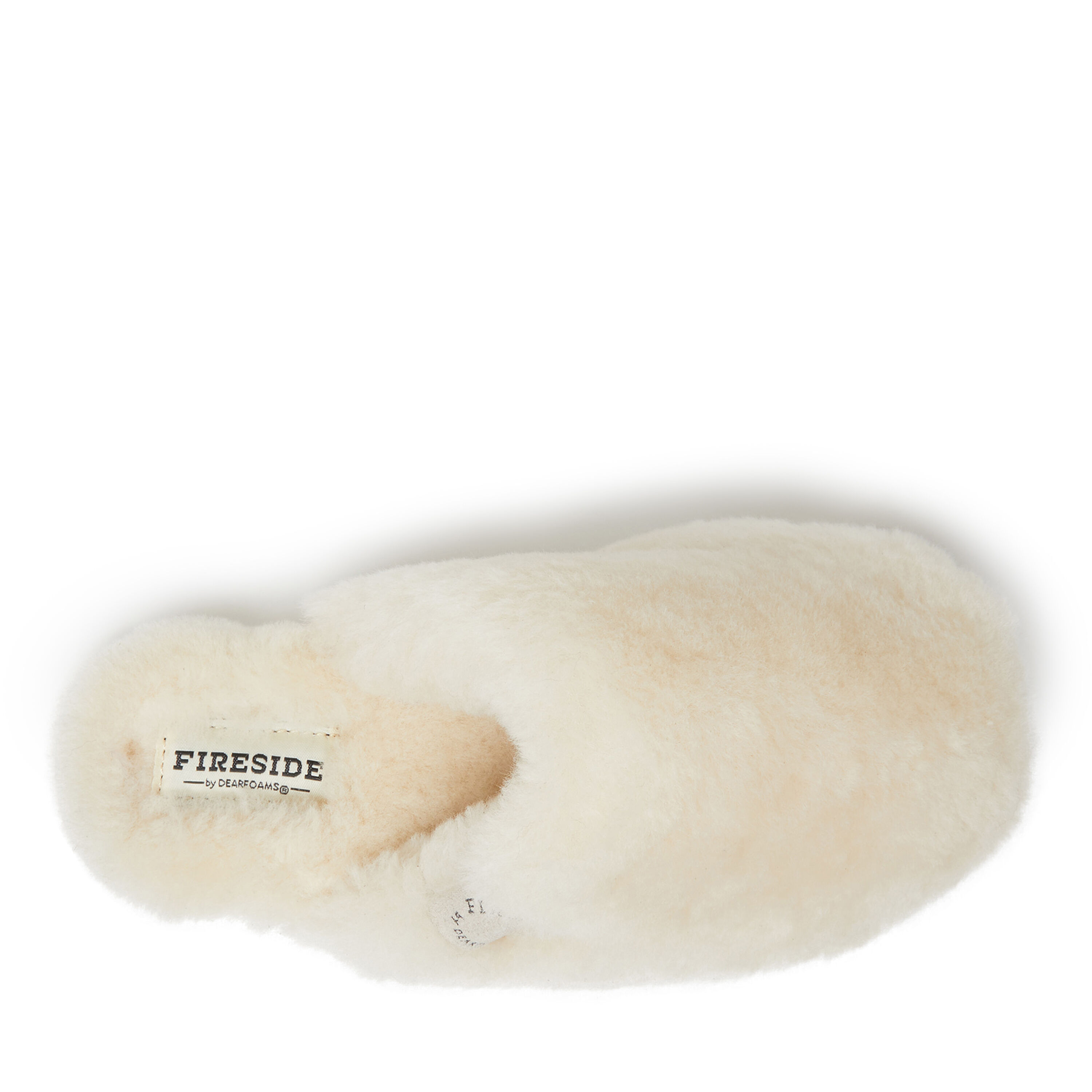 Women's  Fireside By Dearfoams Shelly Beach Genuine Shearling Scuff