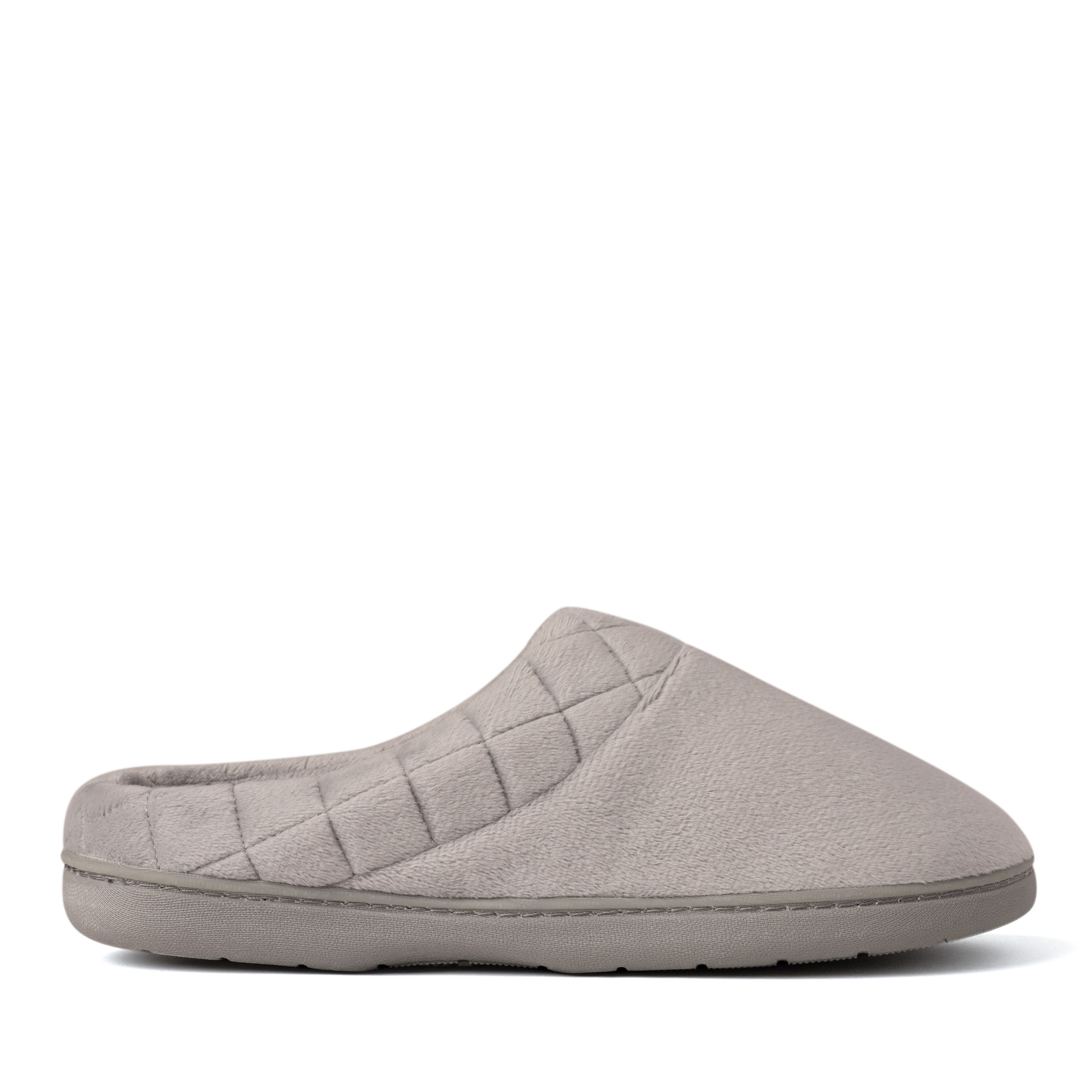 Dearfoams women's quilted velour clog slippers clearance