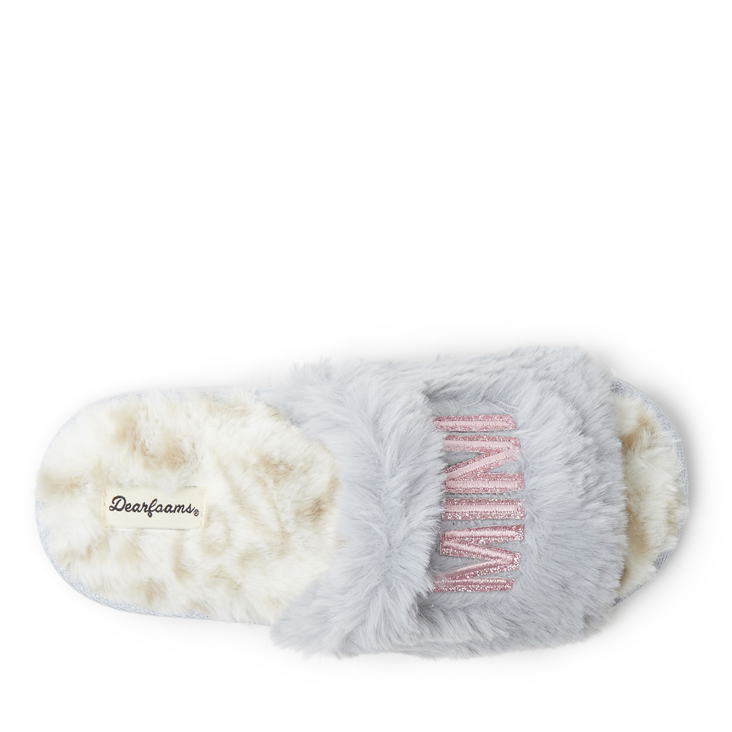 Kids Lana Slide with Slogan Slipper