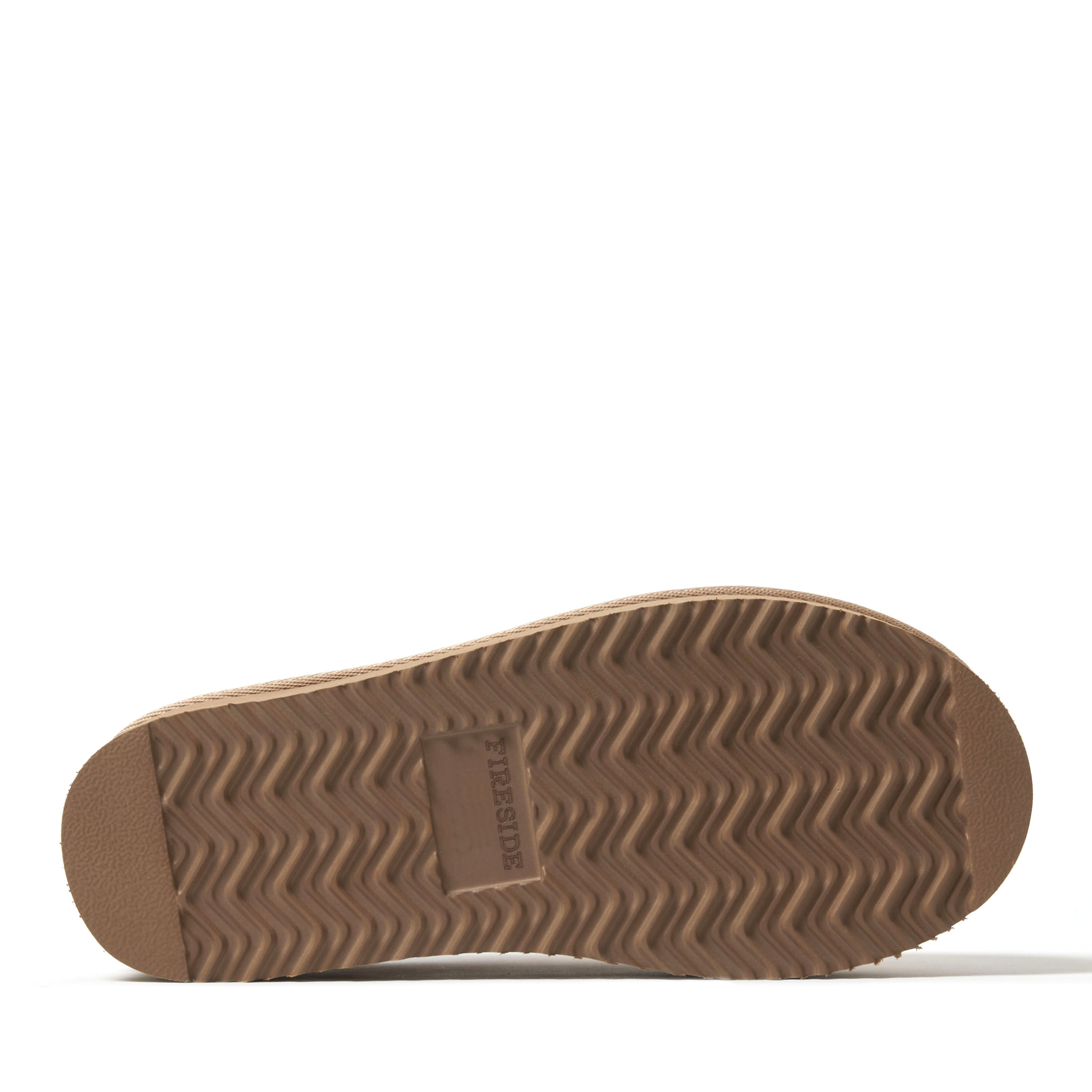 Women's Fireside by Dearfoams Queenstown Platform Genuine Shearling Clog