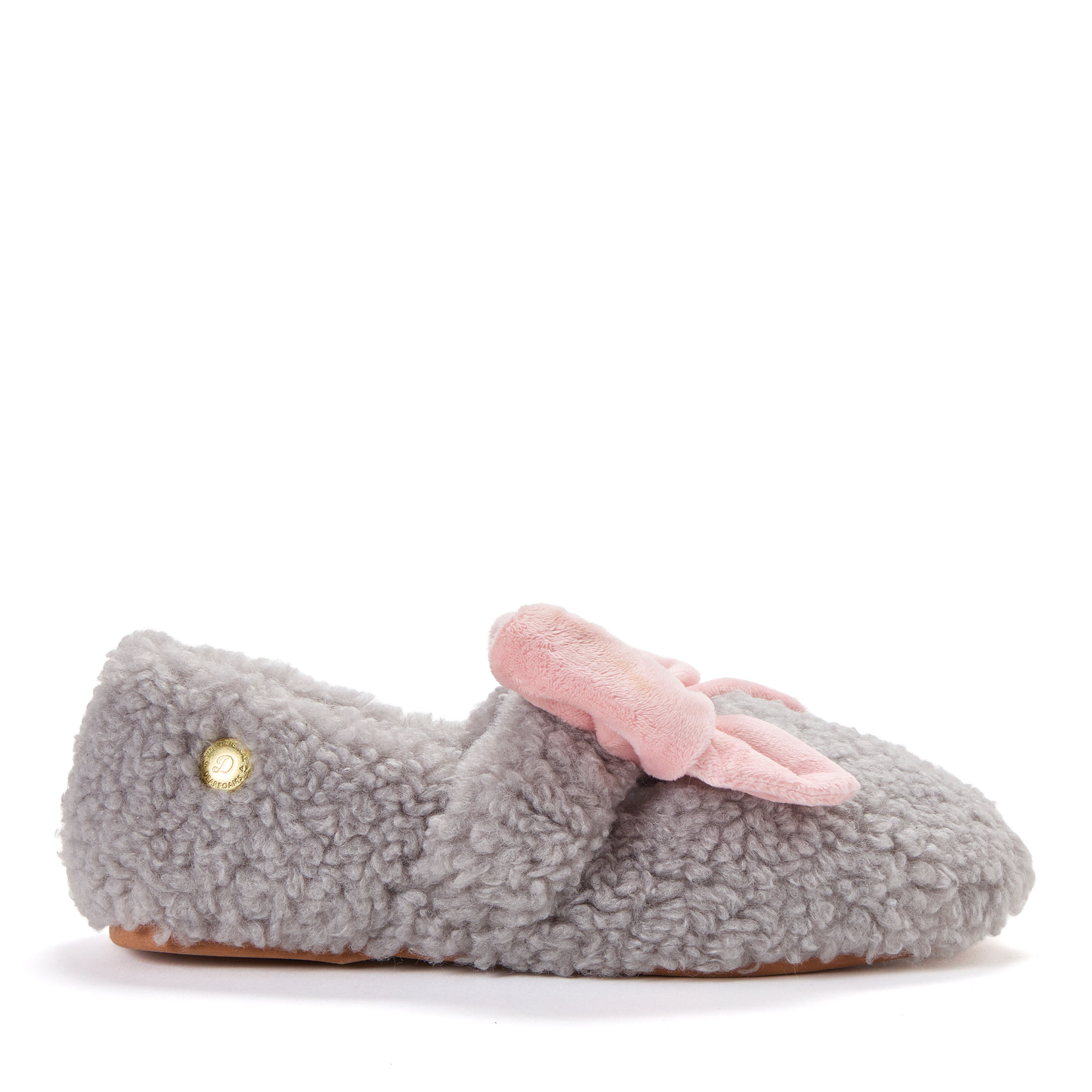 Dearfoams Women's Pennie Maryjane With Bow Slippers