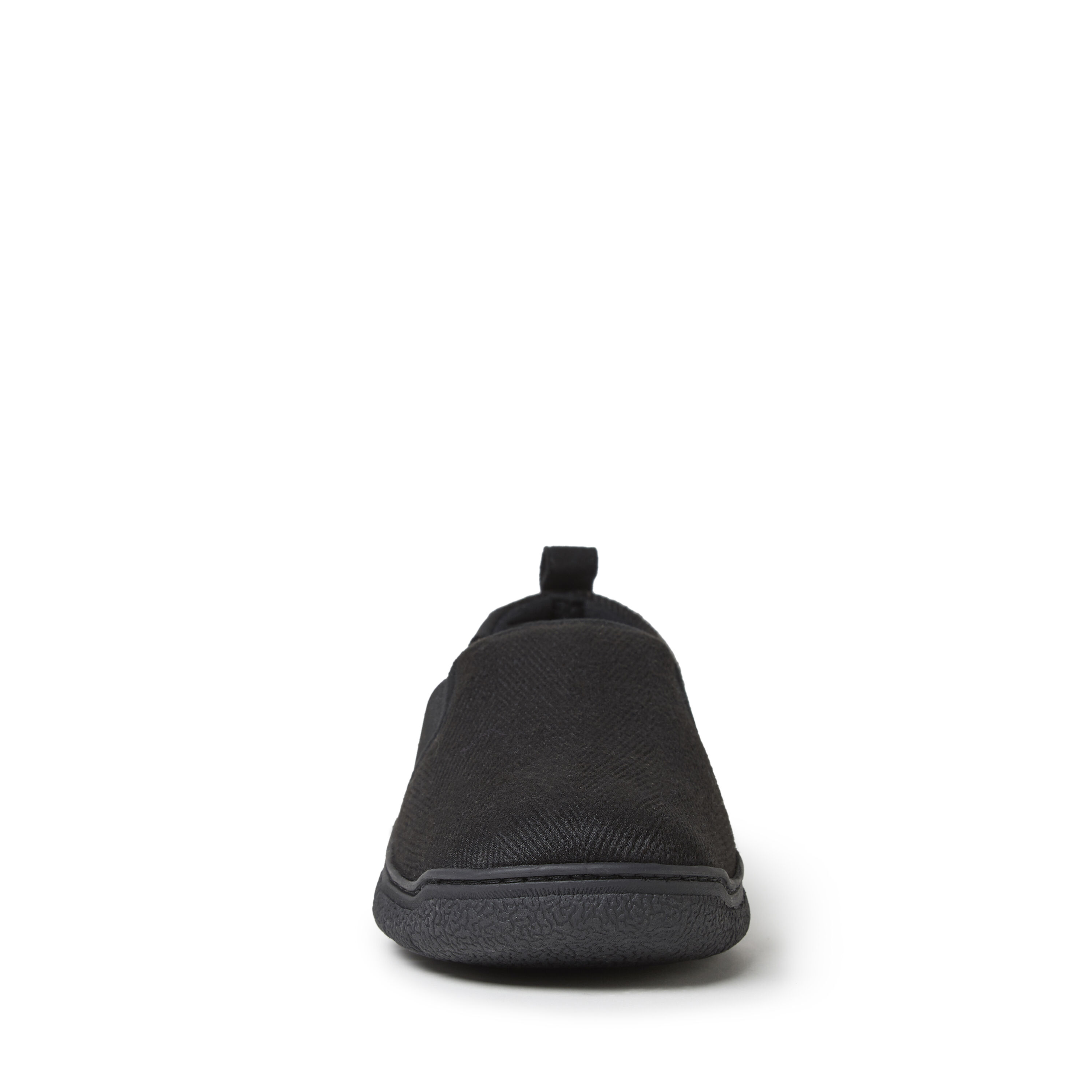 Men's dearfoams herringbone closed back slippers discount