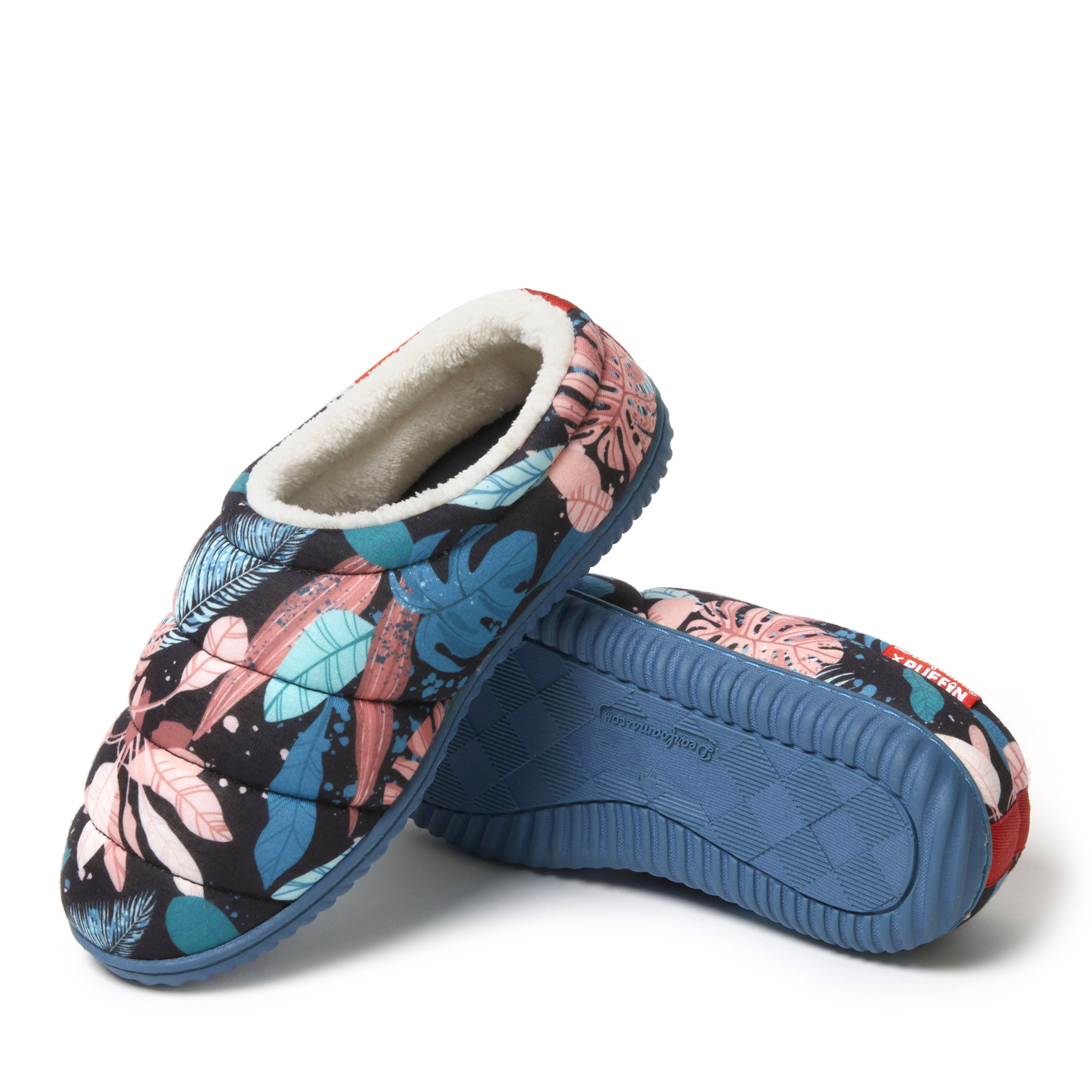 Women's Dearfoams x Puffin Aloha Clog and Drinkwear Bundle