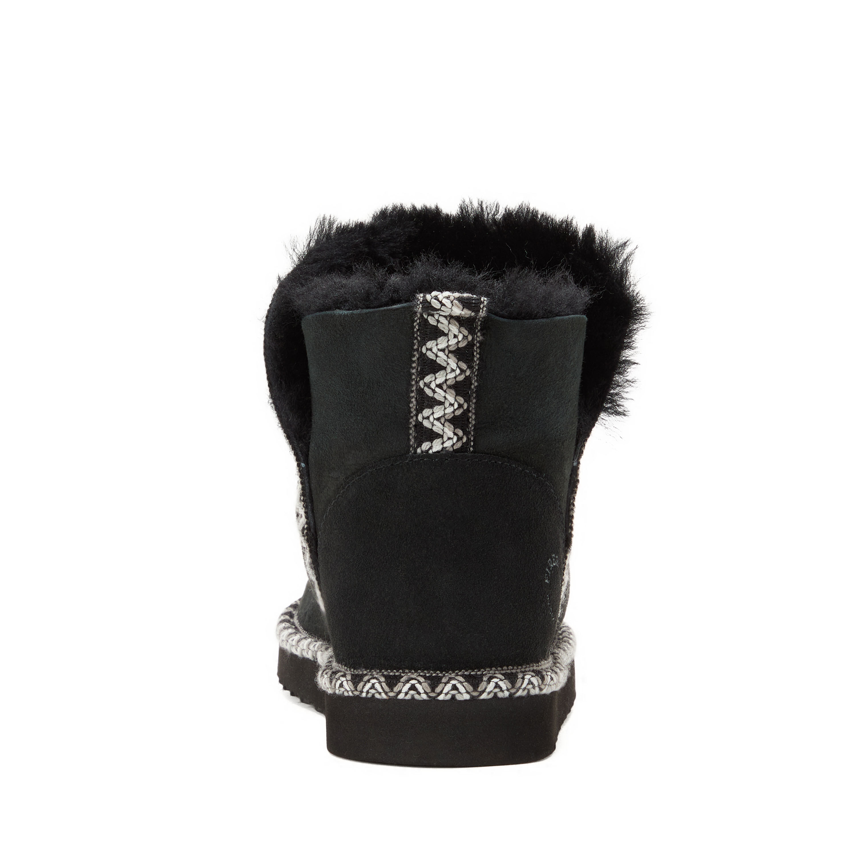 Women's Fireside by Dearfoams Perth Genuine Shearling Fold Down Bootie With Taping