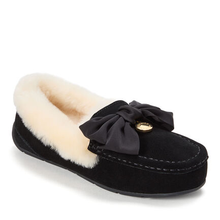 Women's Mel Dream Bow Genuine Shearling Moccasin
