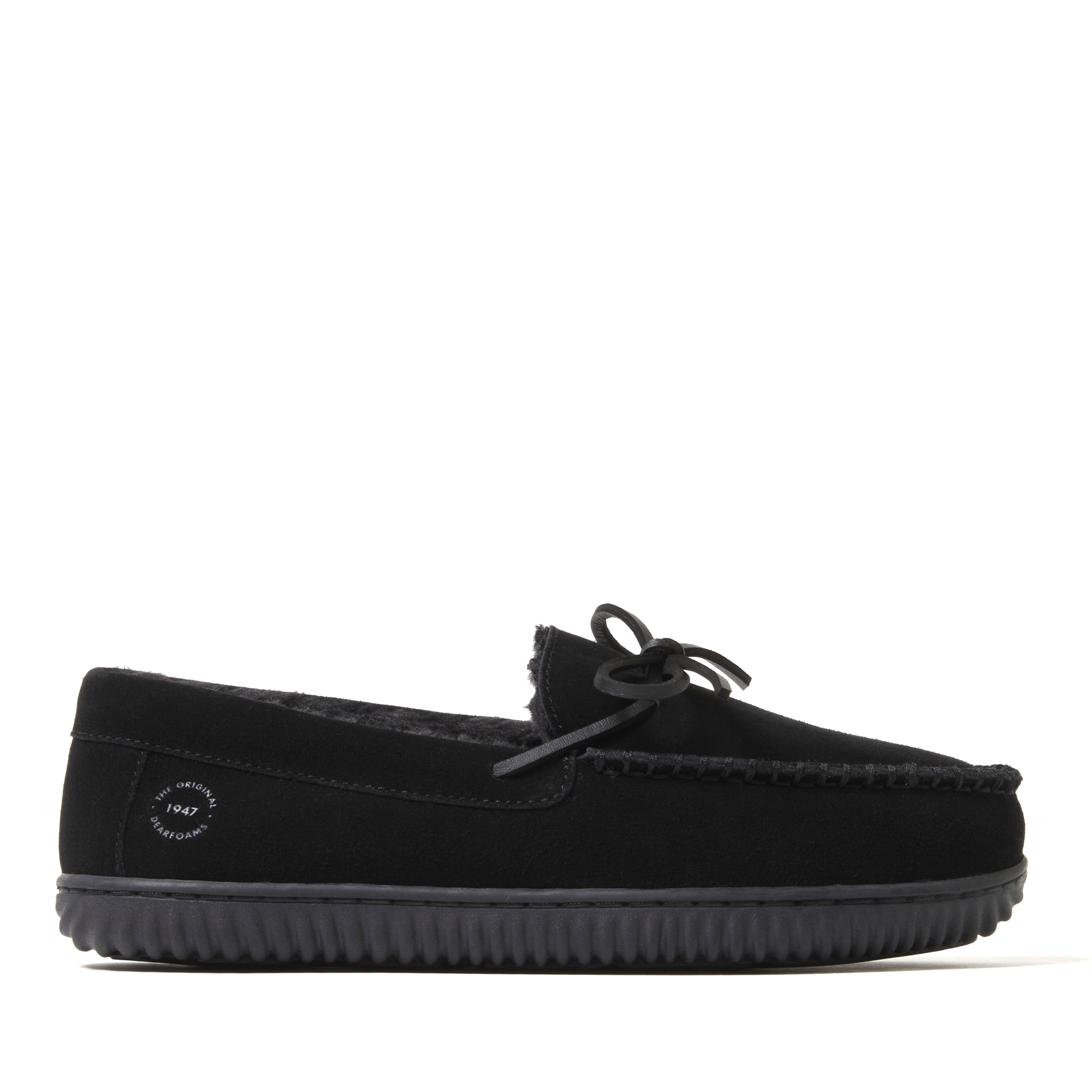 Men's Douglas Genuine Suede Moc With Tie