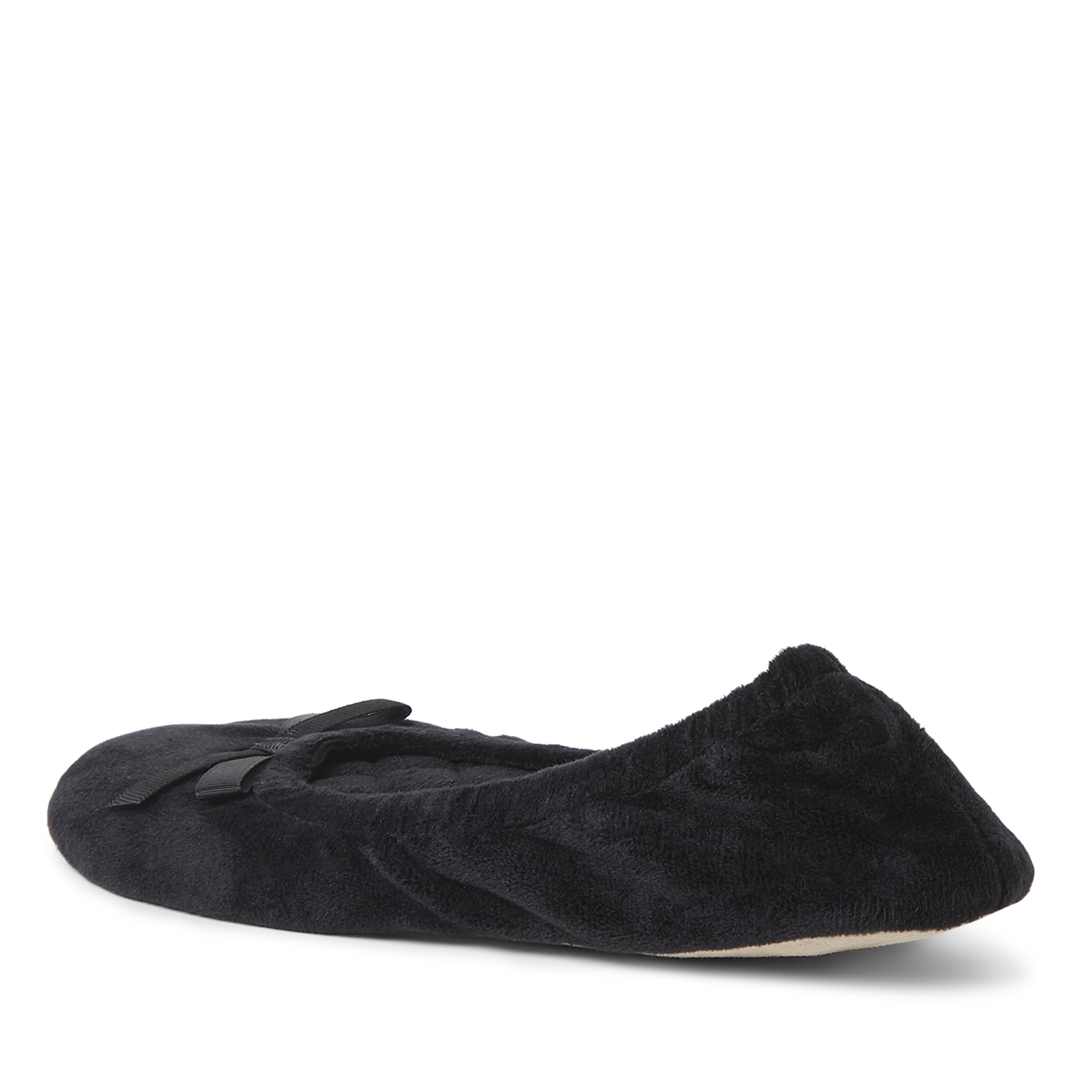 Dearfoam satin ballerina slippers hot sale