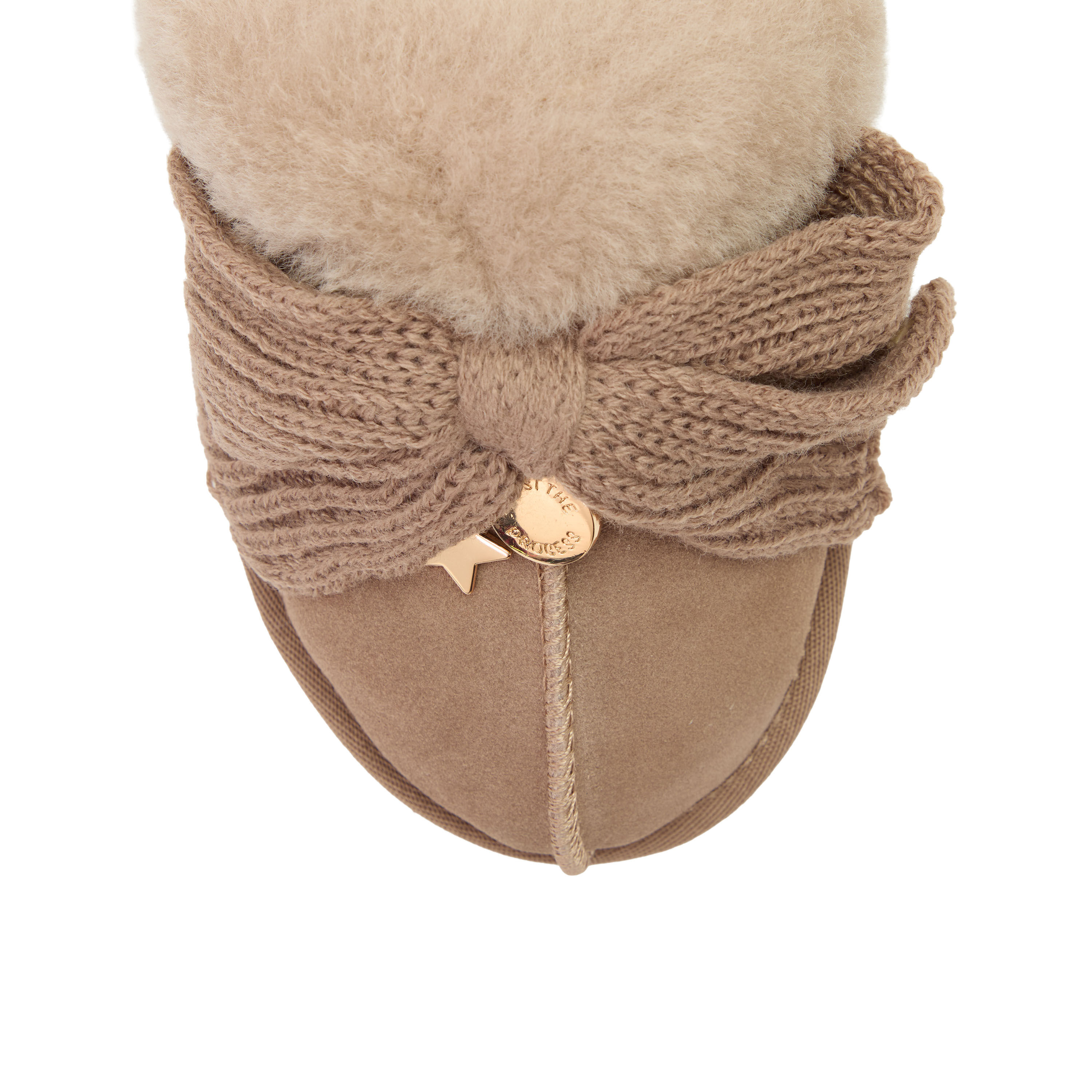 Daniella Karagach&rsquo;s Women's Fireside Suede Shearling Scuff