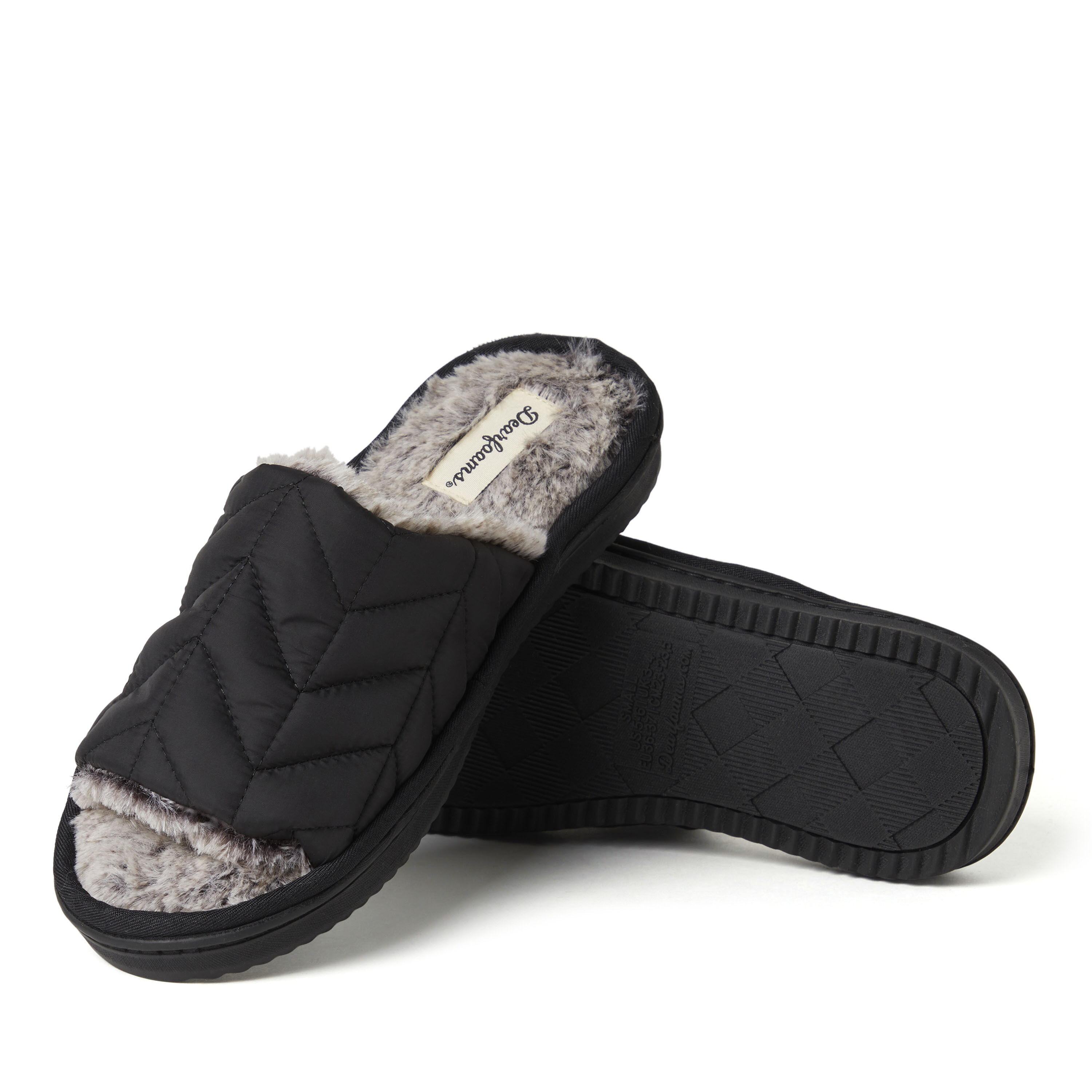 Women's Olivia Quilted Nylon Slide Slipper
