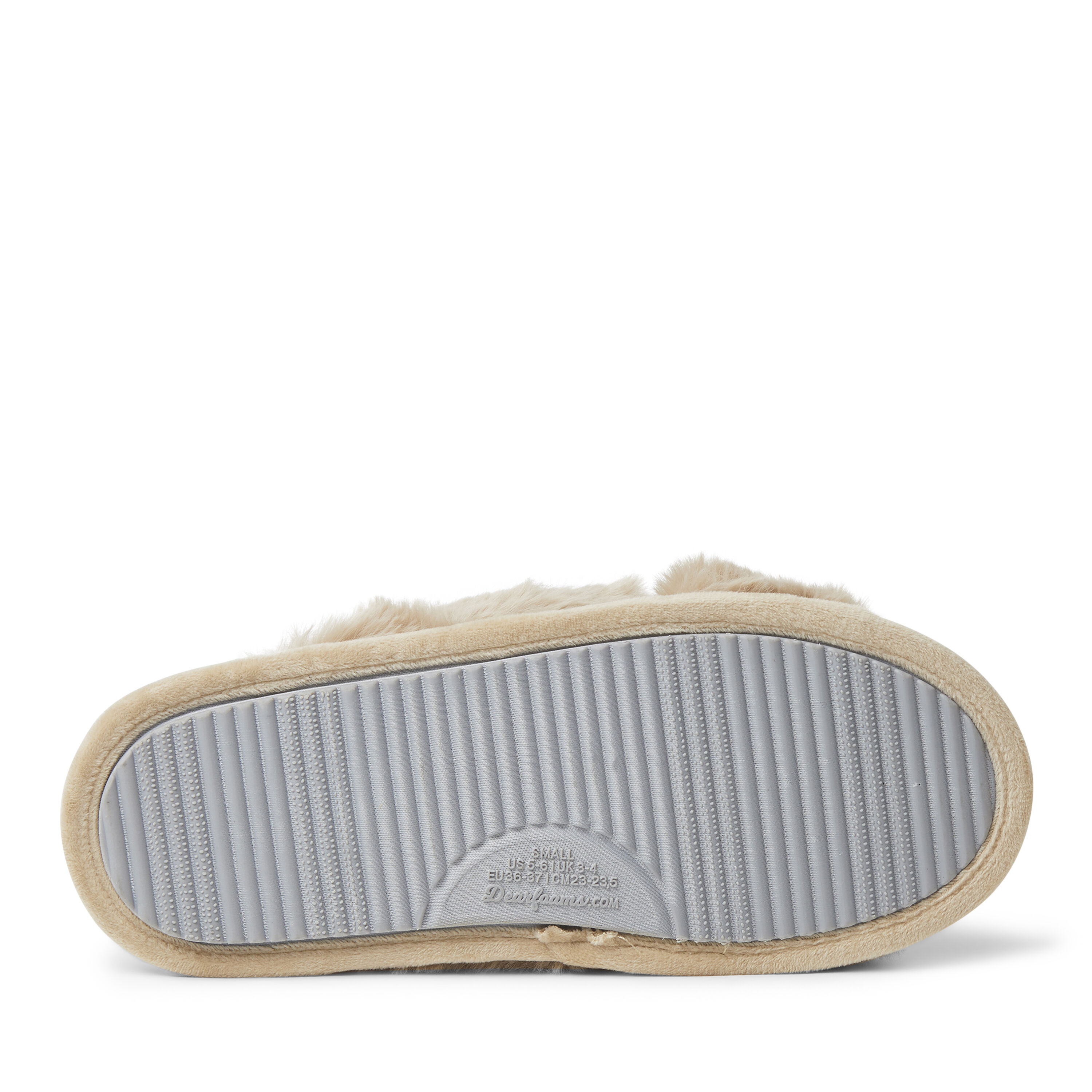 Women's dearfoams jessica faux fur slide slippers sales