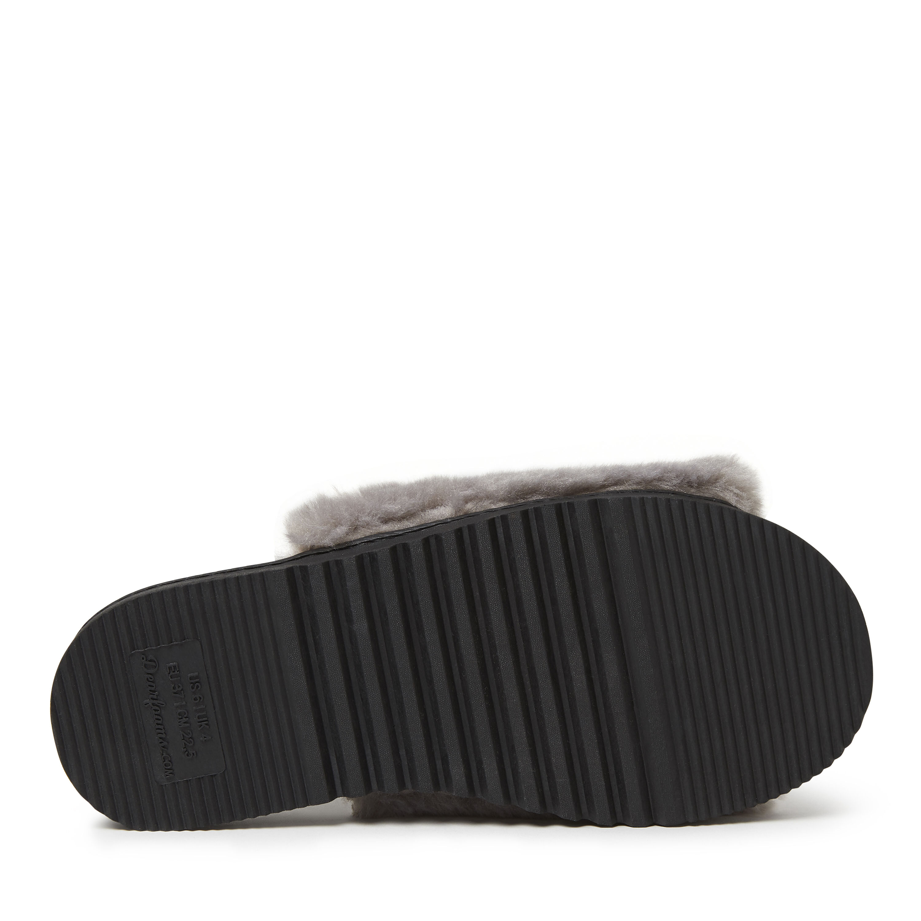 Women's Plush Faux Shearling Slide with Genuine Suede Trim Slipper