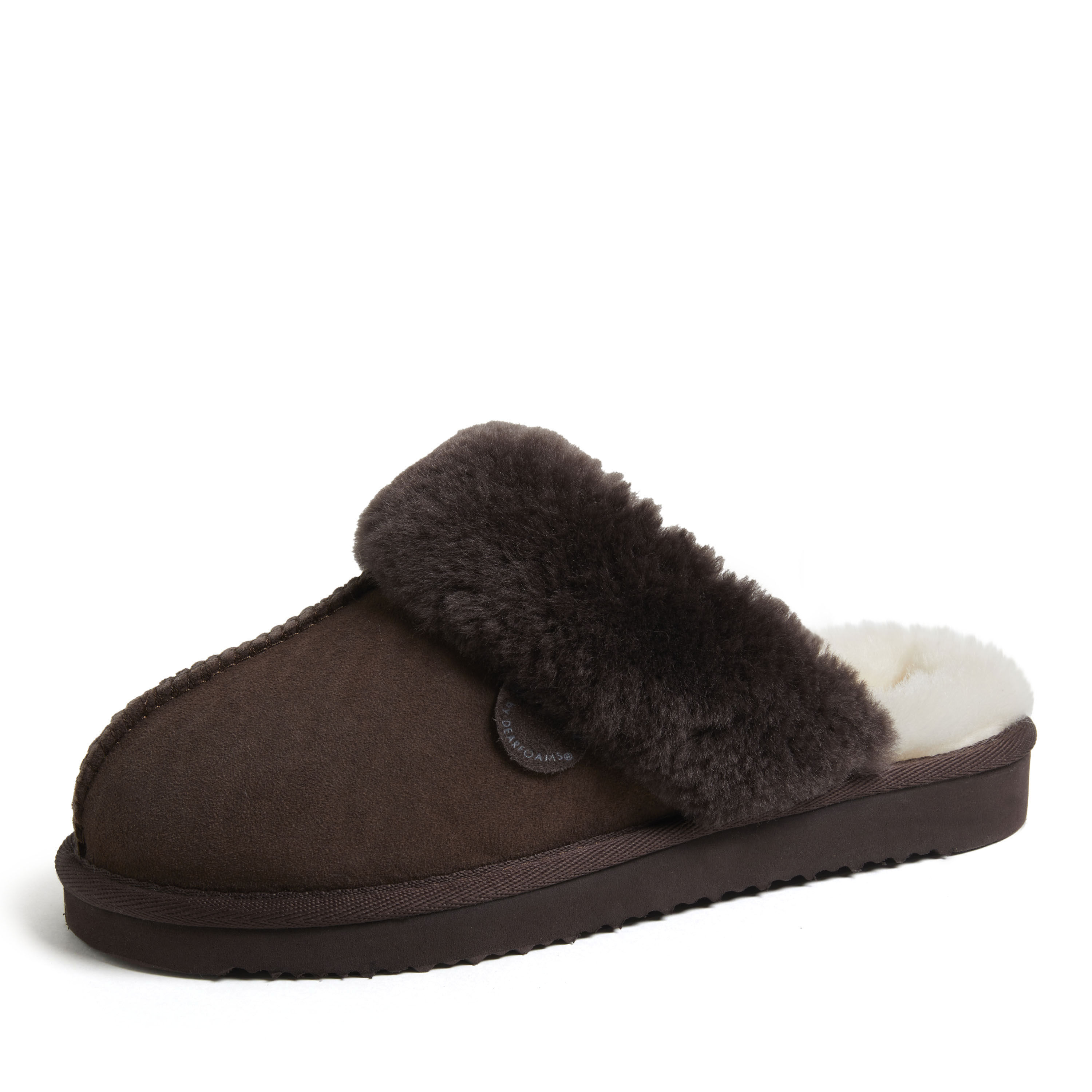 Women's Fireside by Dearfoams Sydney Genuine Shearling Scuff Slipper