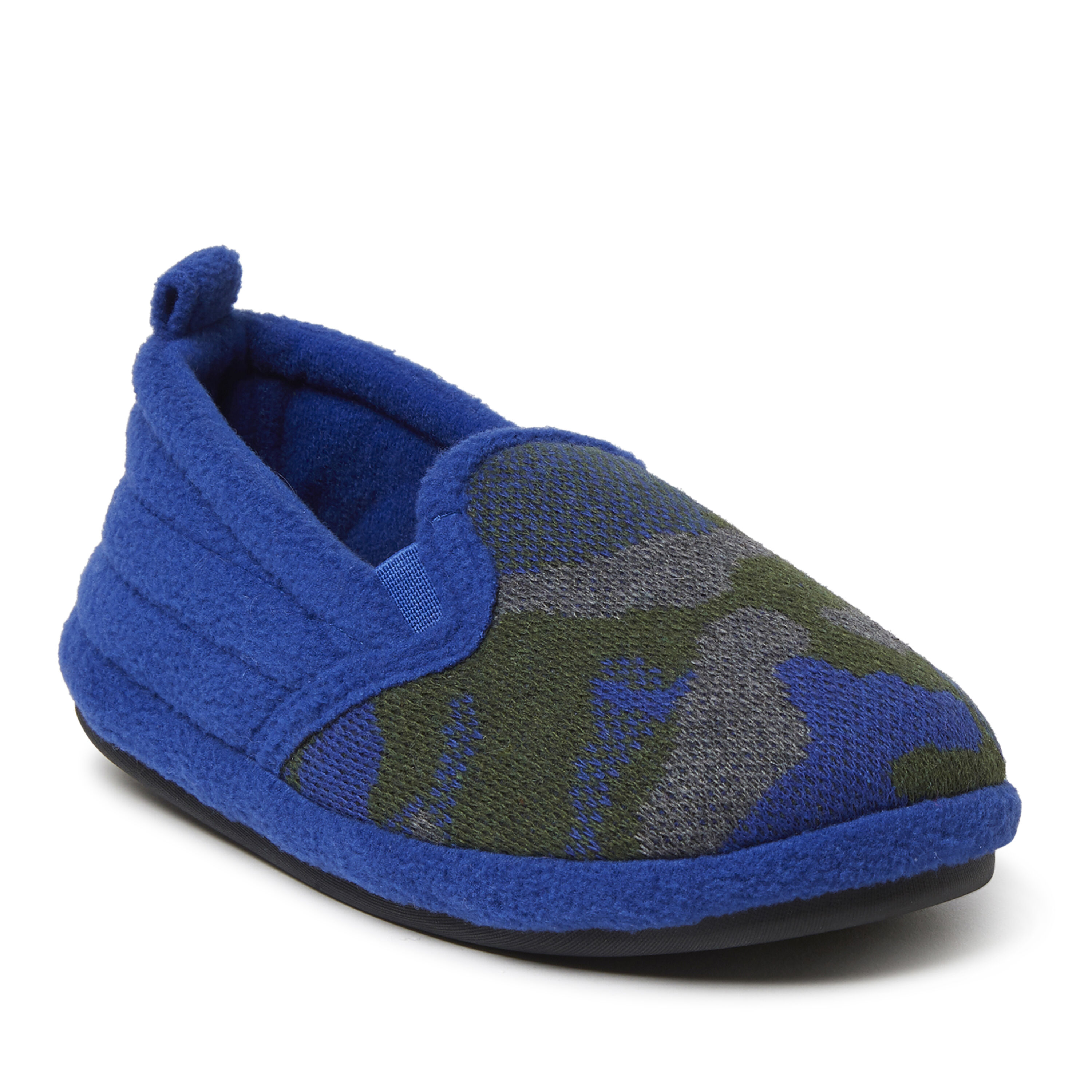 Kids Camo and Fleece Clog