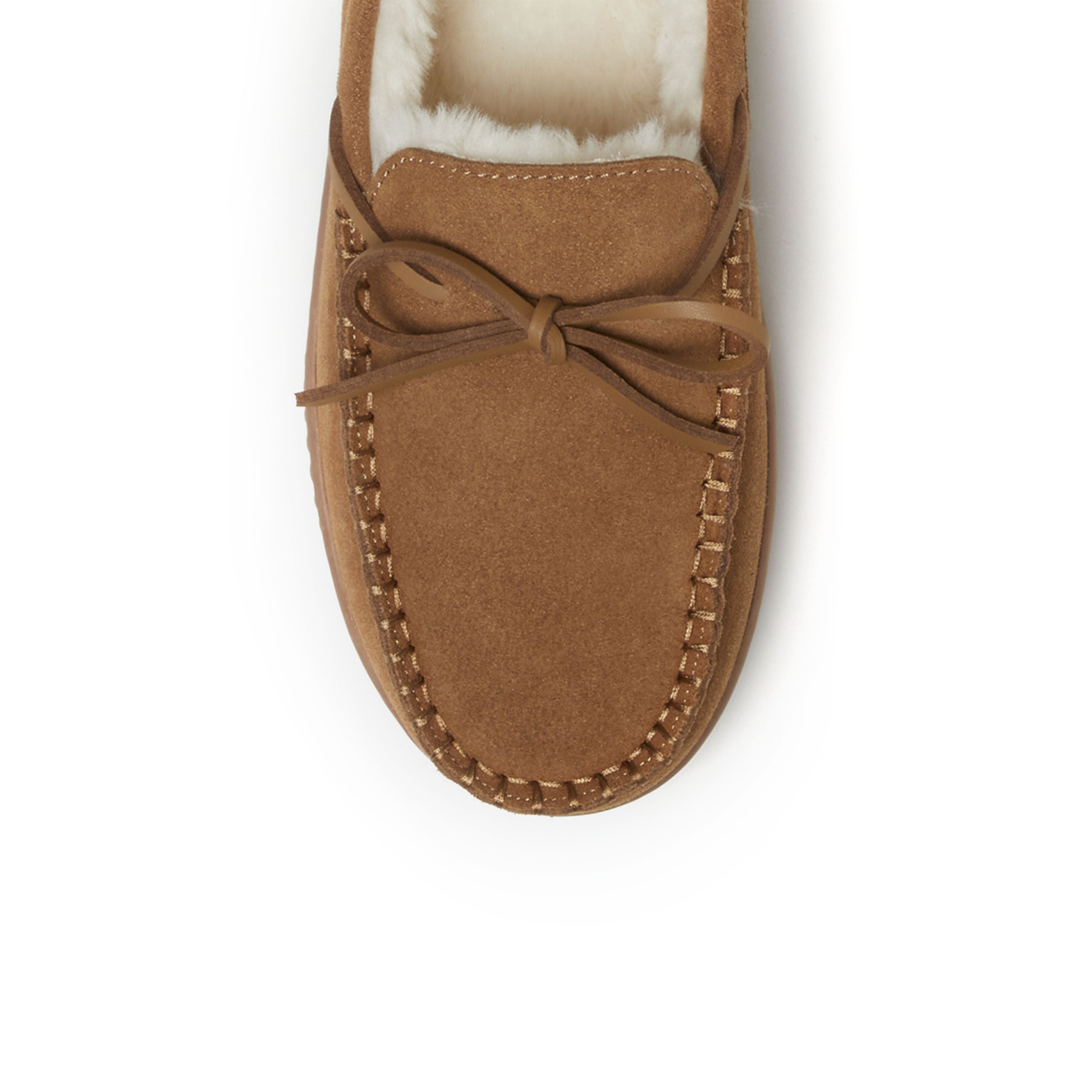 Men's Douglas Genuine Suede Moc With Tie