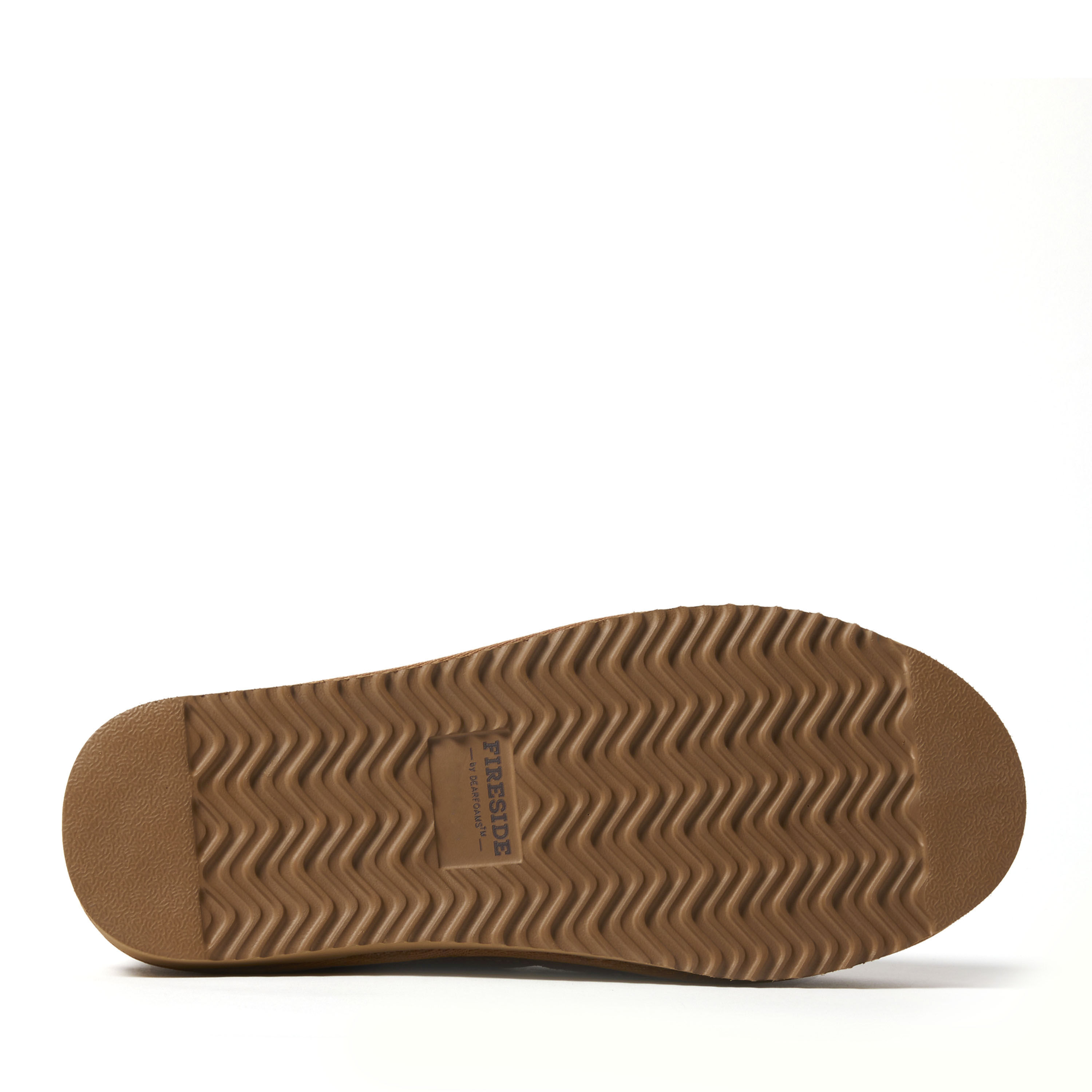 Men's Fireside by Dearfoams Grafton Quilted Genuine Shearling Clog