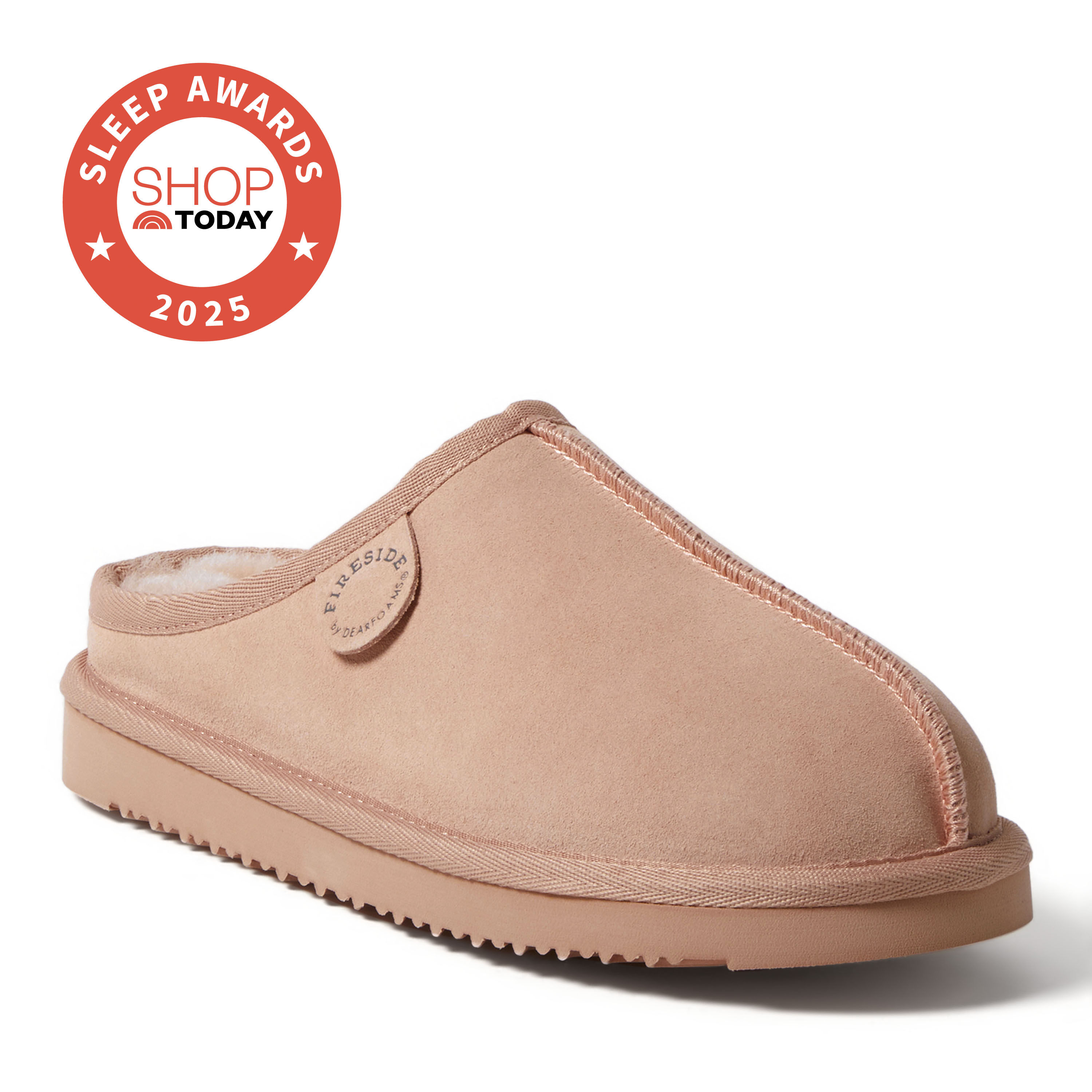 Women's Fireside by Dearfoams Greta Genuine Shearling Clog