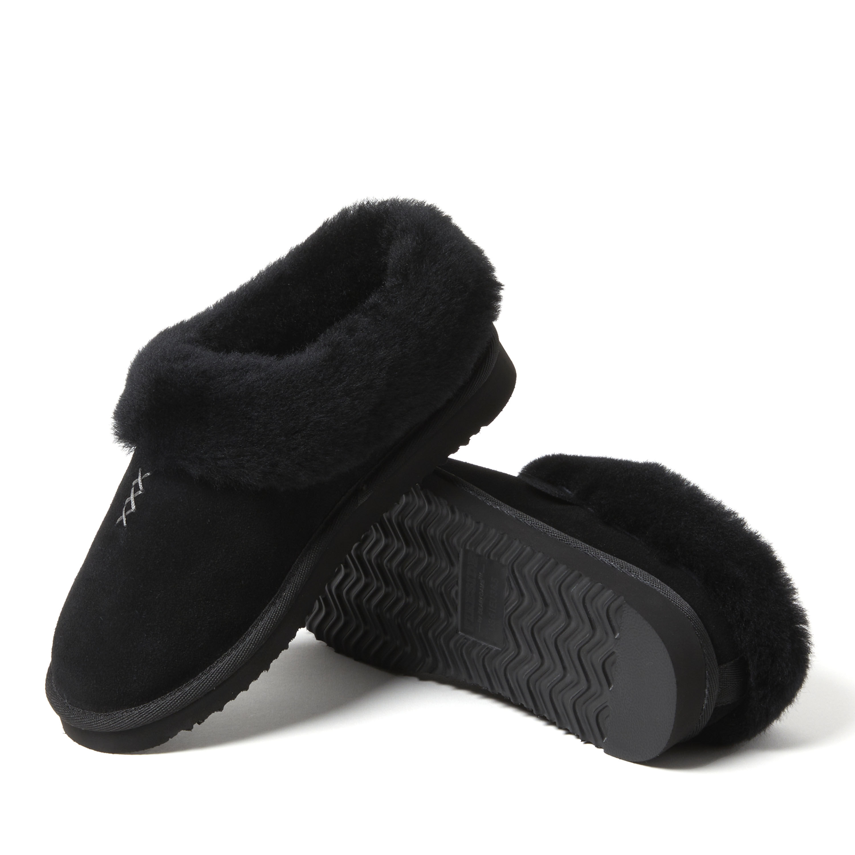 Women's Fireside by Dearfoams Adelaide Genuine Shearling Clog Slipper