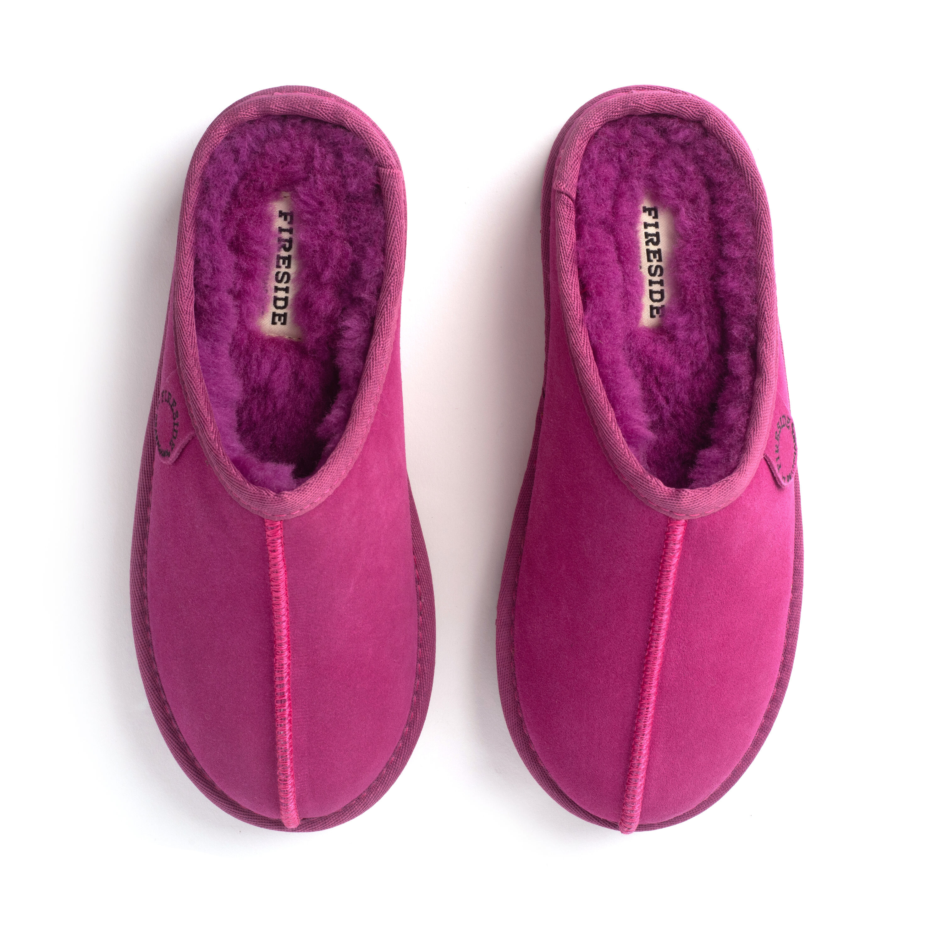 Women's Fireside by Dearfoams Greta Genuine Shearling Clog