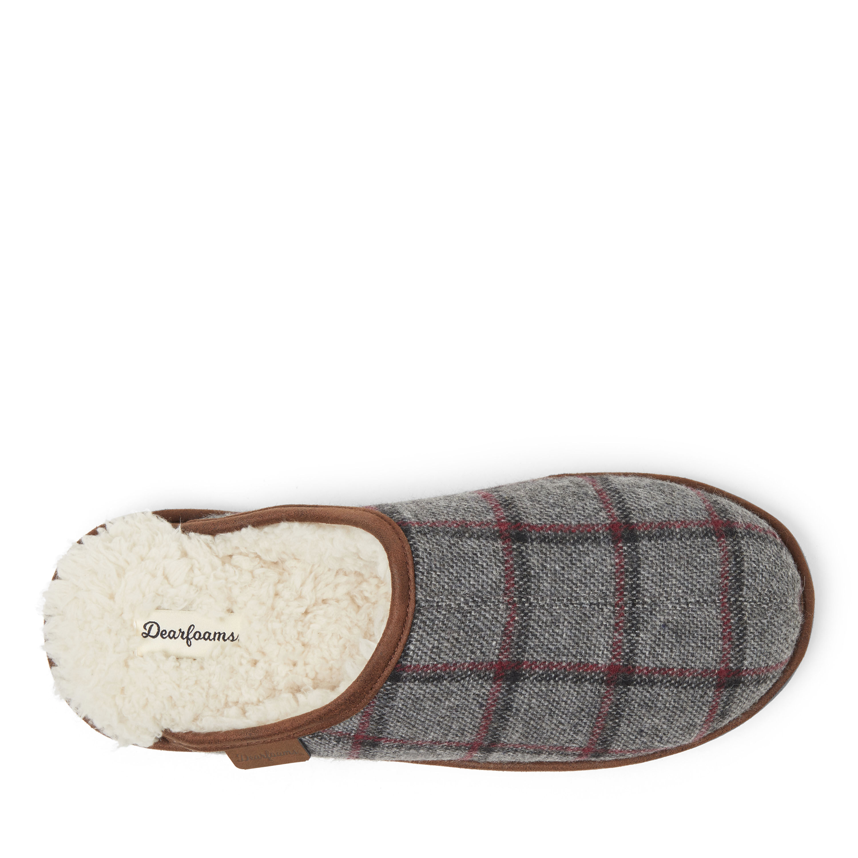 Men's Riley Woven Plaid Scuff Slipper